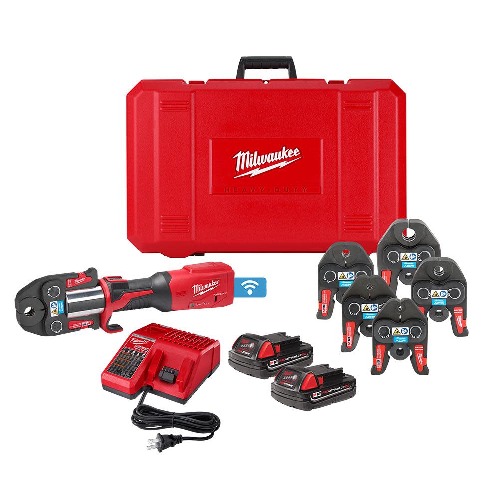 Milwaukee M18 FORCE LOGIC Press Tool With ONE-KEY - 1/2 in - 2 in CTS Jaws Milwaukee M18 FORCE LOGIC Press Tool With ONE-KEY - 1/2 in - 2 in CTS Jaws