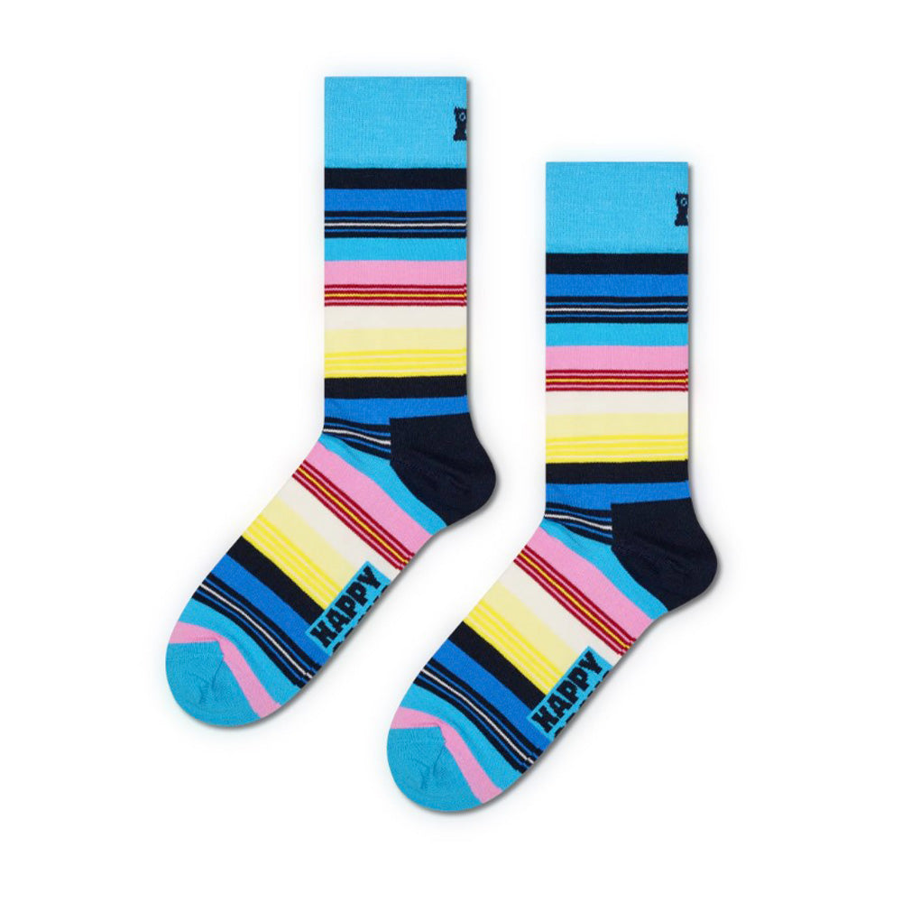 Happy Socks - Chaussette à rayures - Bleu