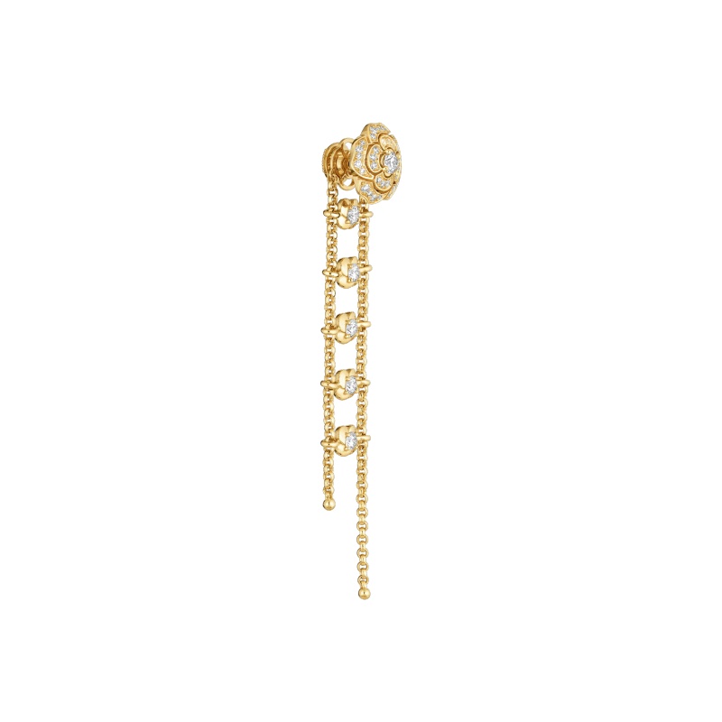 Replicate Bouton de Camélia transformable earrings(1:1 replica) - Original Replica Club