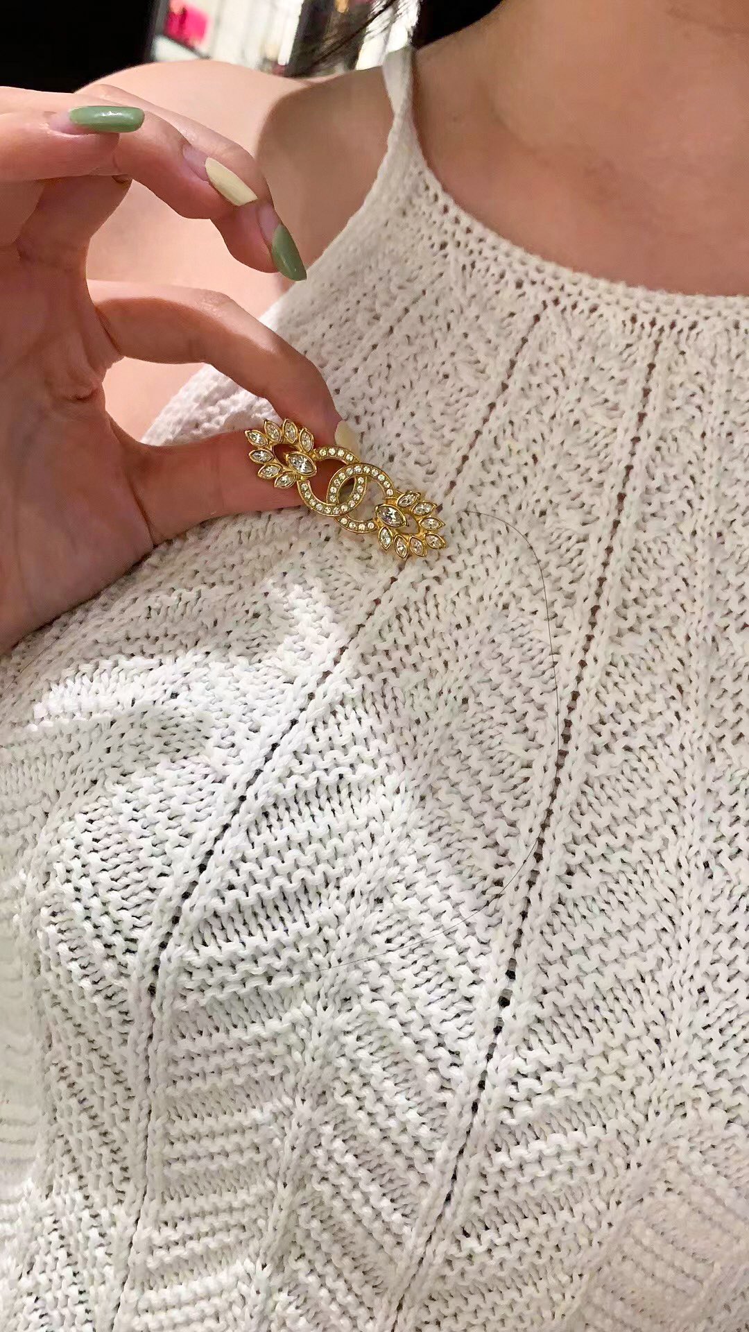 Elegant Chanel Ear of Wheat Brooch - Original Replica Club