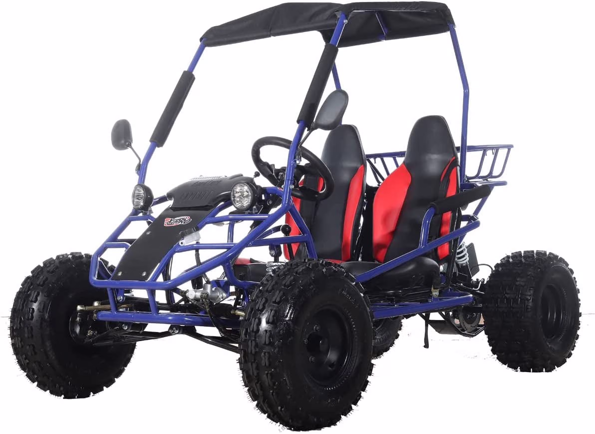 X-Pro New Rover 125cc Gas Powered Go Kart 3 Semi-Automatic Transmission w/Reverse Big 18