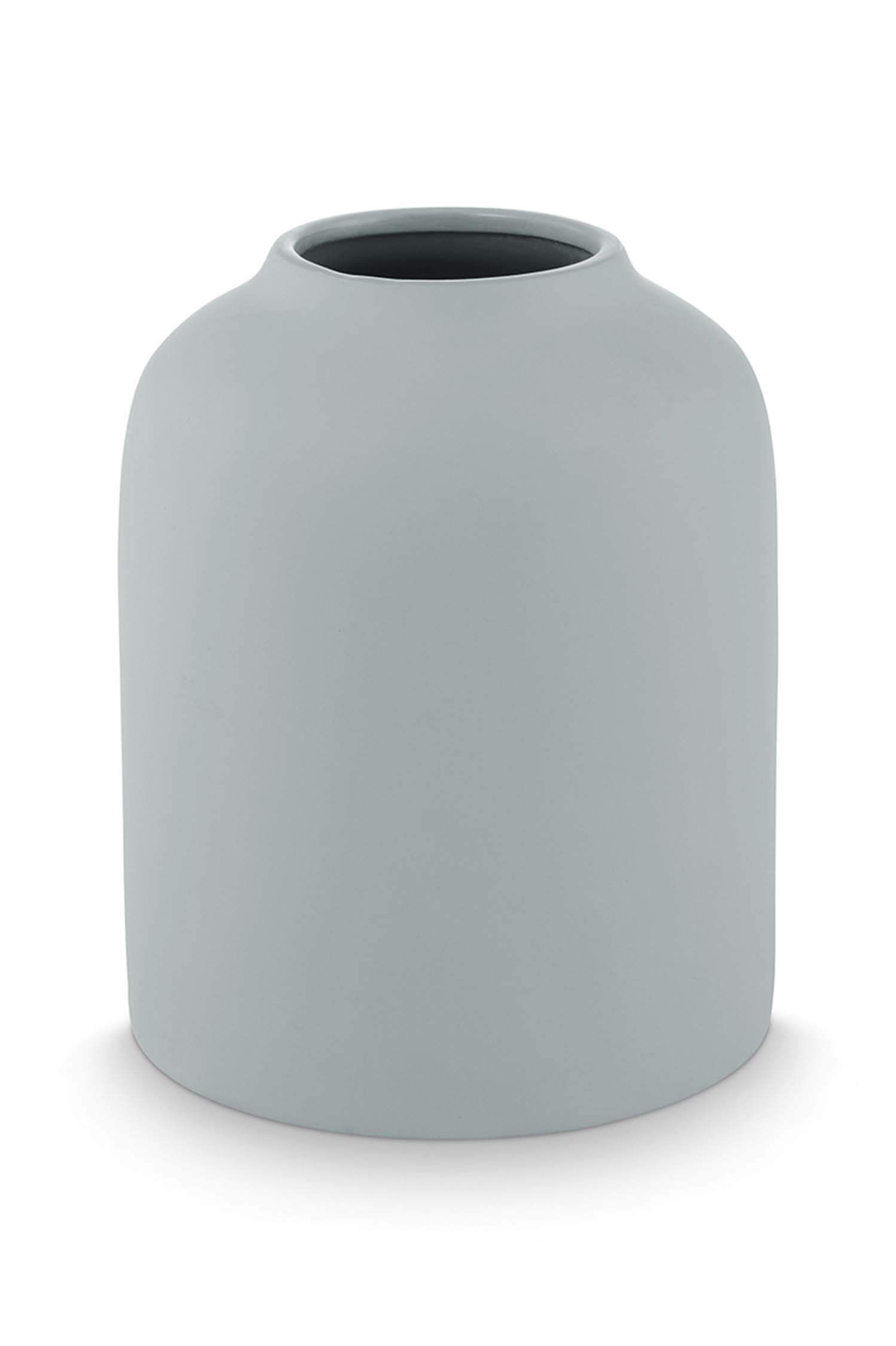 Vase Ceramic Matt Grey 24cm