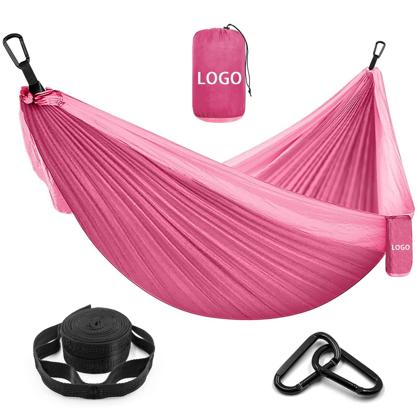 Hot Sale Outdoor Nylon Parachute Hammock Portable Lightweight Camping Hiking Swing Hanging Hammock All Seasons