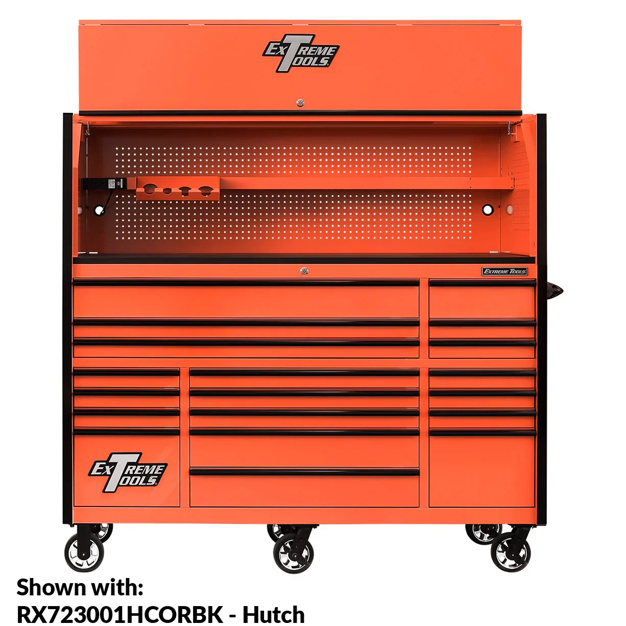 Extreme Tools 72-in x 30-in 19-Drawer Roller Cabinet With 250 lb Drawer Slides - RX723019RC-250 - Image 5 Extreme Tools 72-in x 30-in 19-Drawer Roller Cabinet With 250 lb Drawer Slides - RX723019RC-250 - Image 5