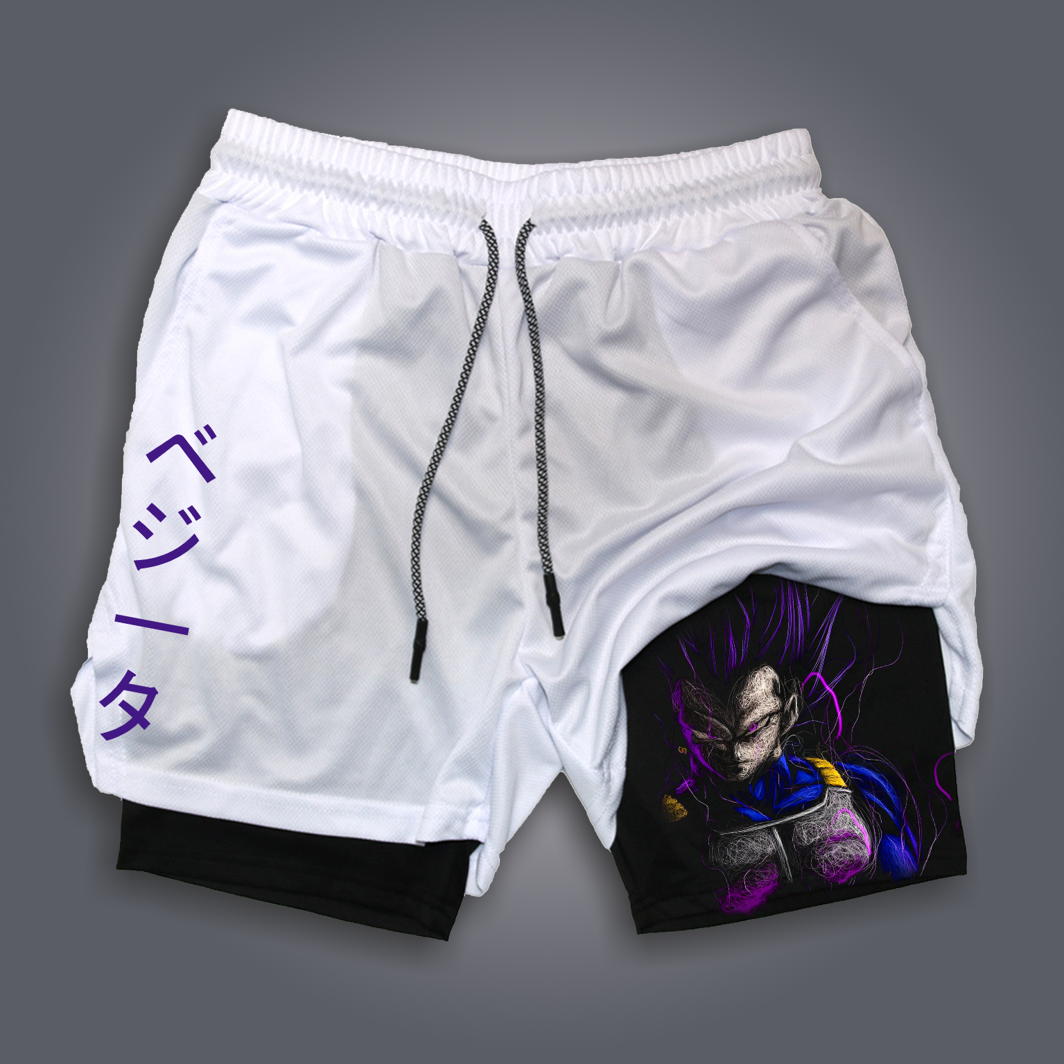 Unisex Anime Print Drawstring Comicssoul Shorts