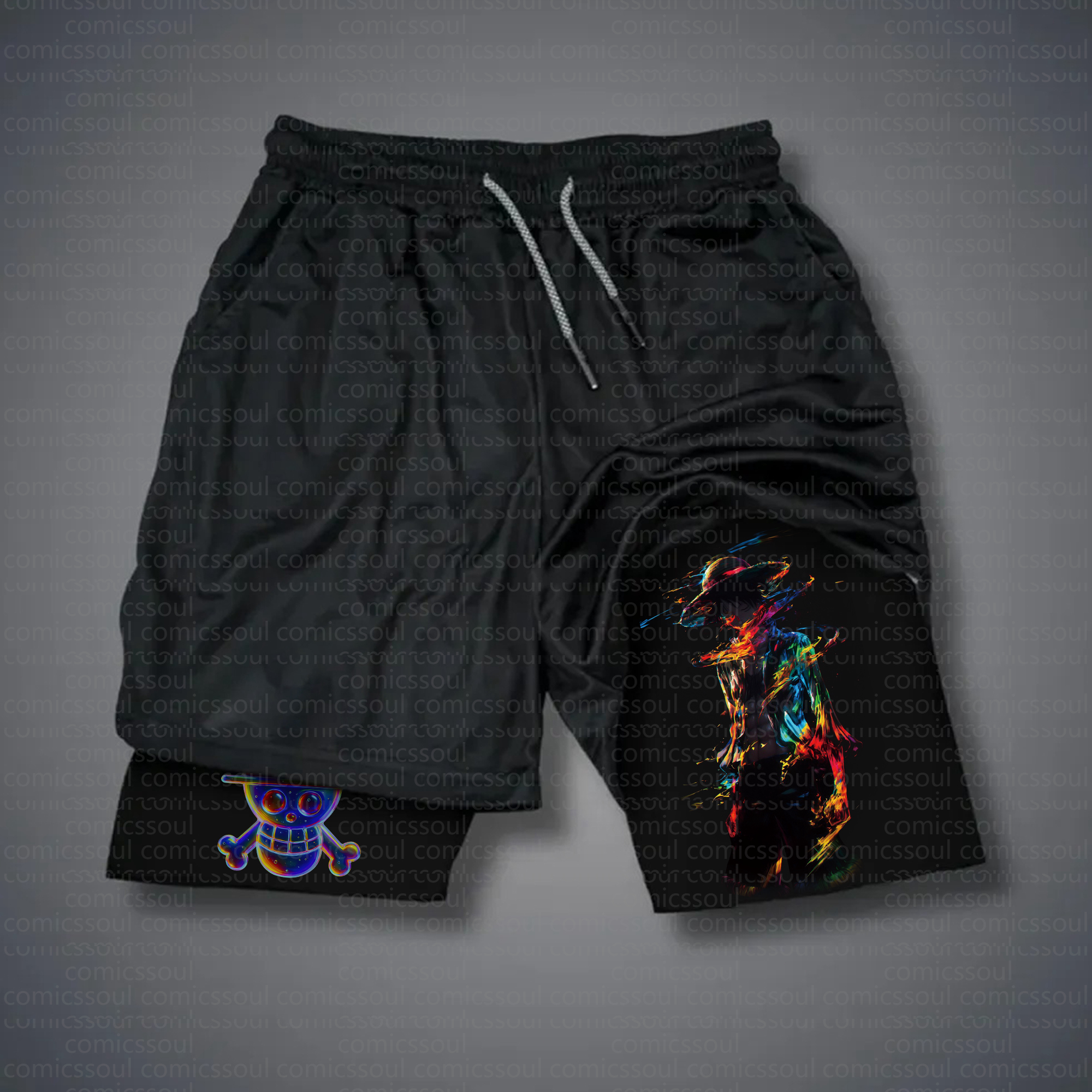 Unisex Casual Anime Streetwear Shorts 丨Comicssoul