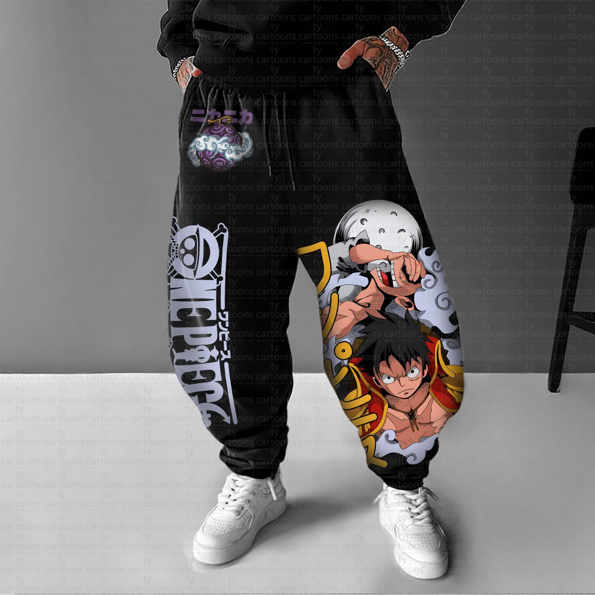 Unisex  “ONE PIECE ” Casual Anime Streetwear Pants