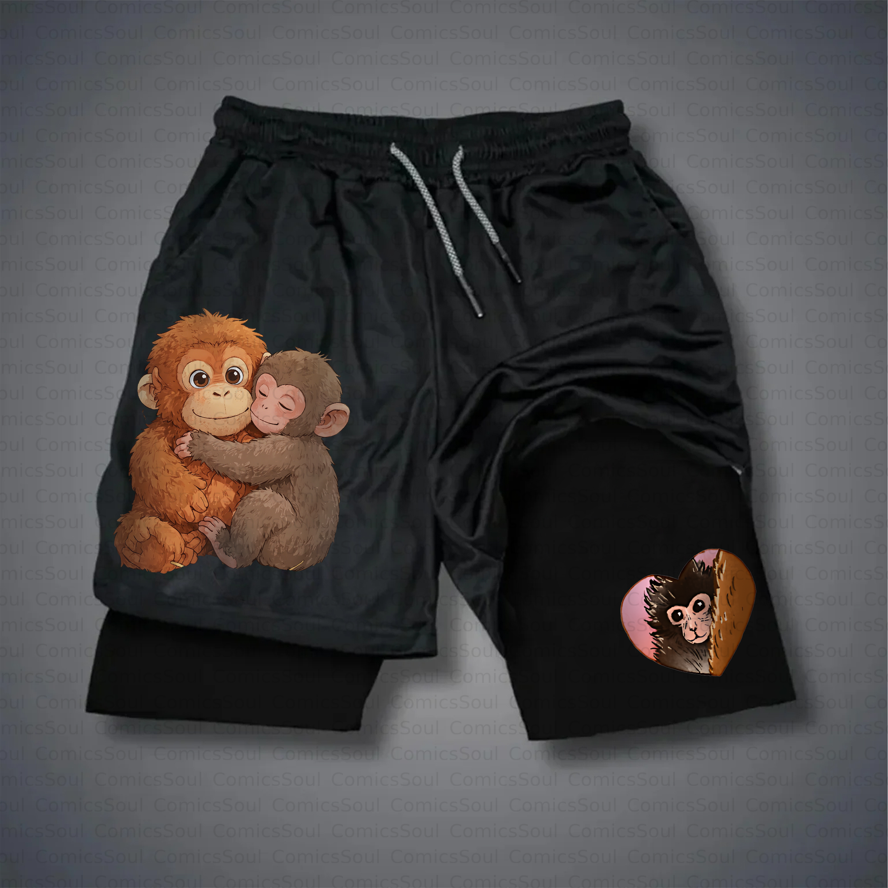 Unisex Casual Anime Style Shorts