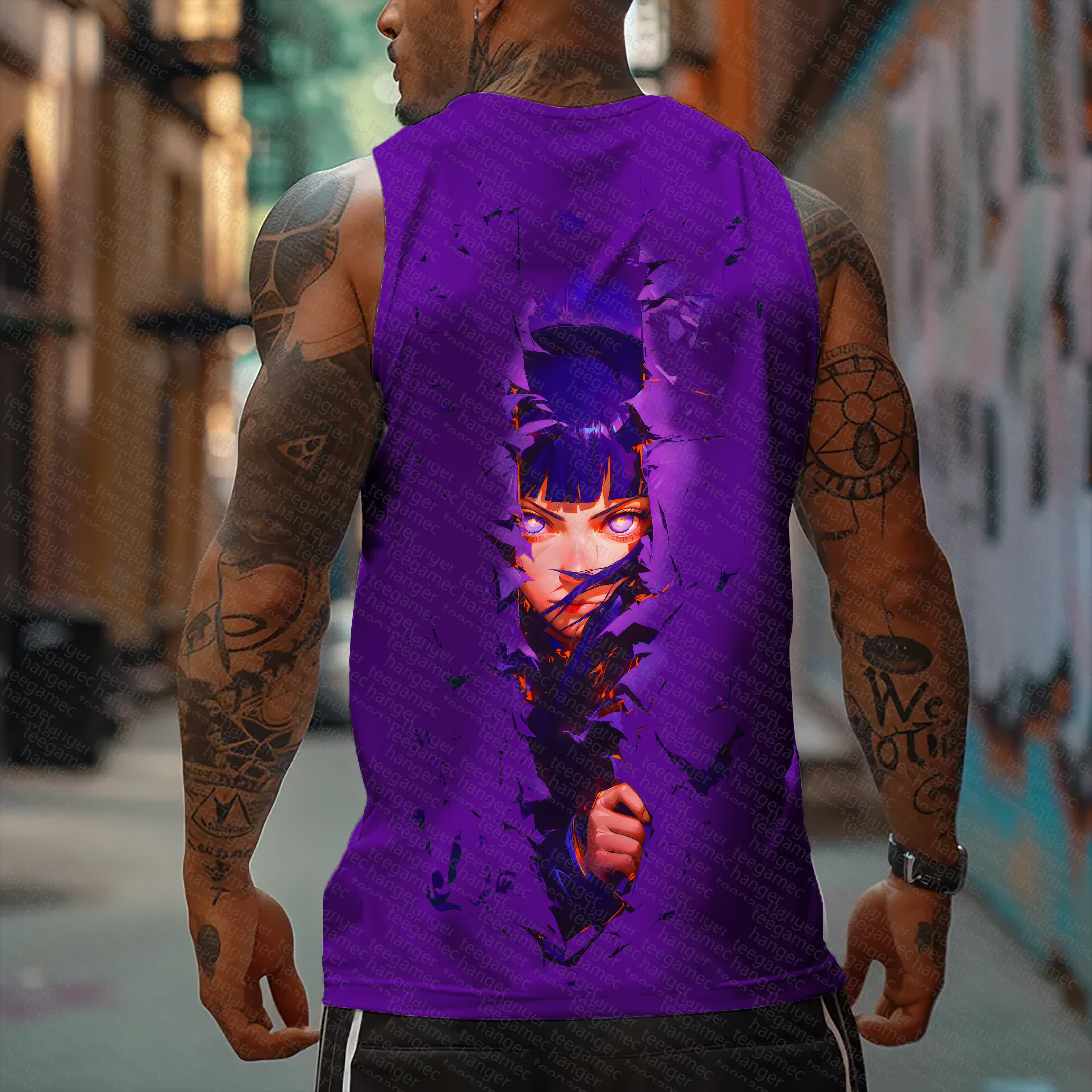 Unisex   Casual Anime  Tank Top