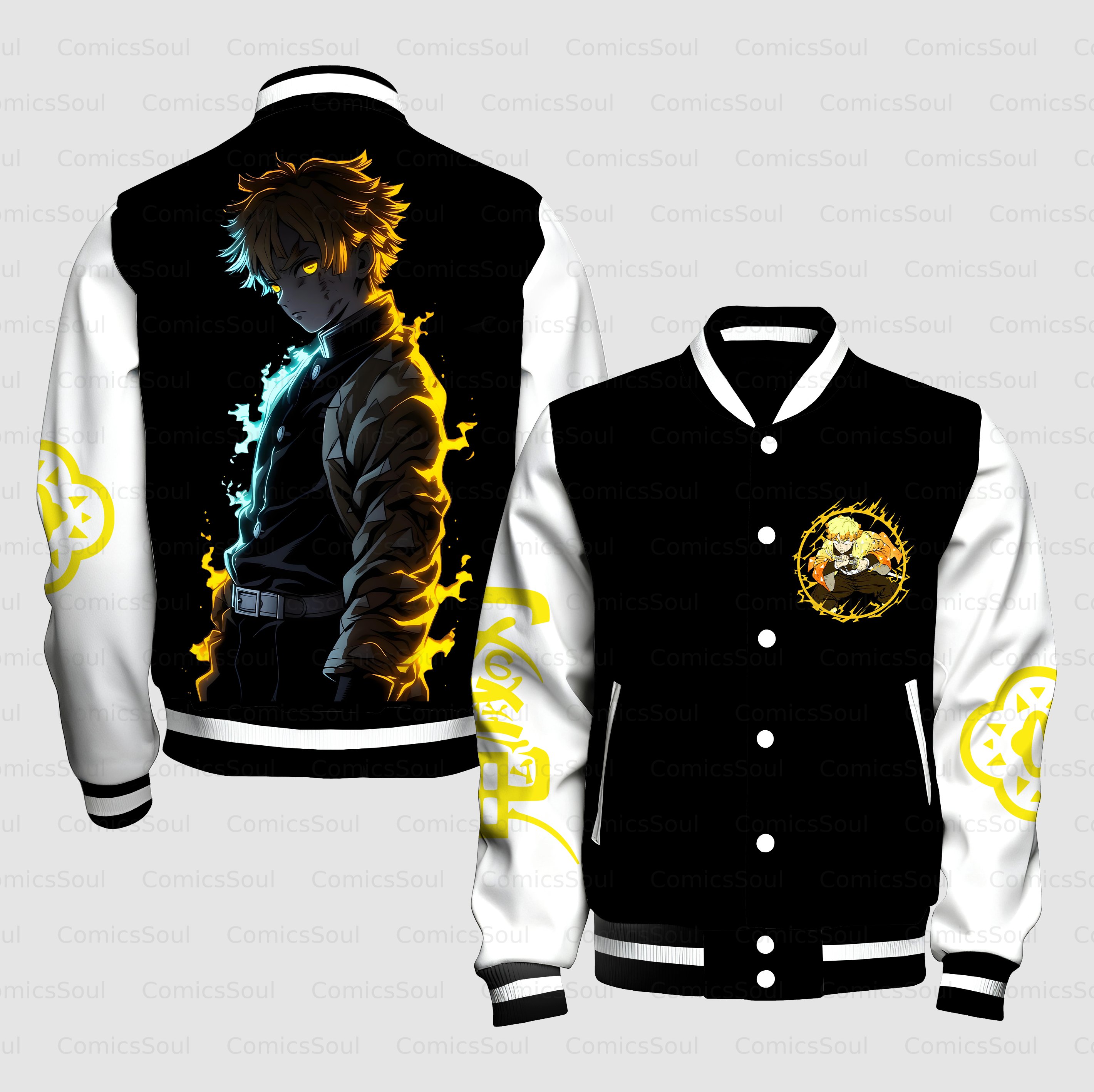 Unisex Vintage Anime Graphic Jacket| KNY