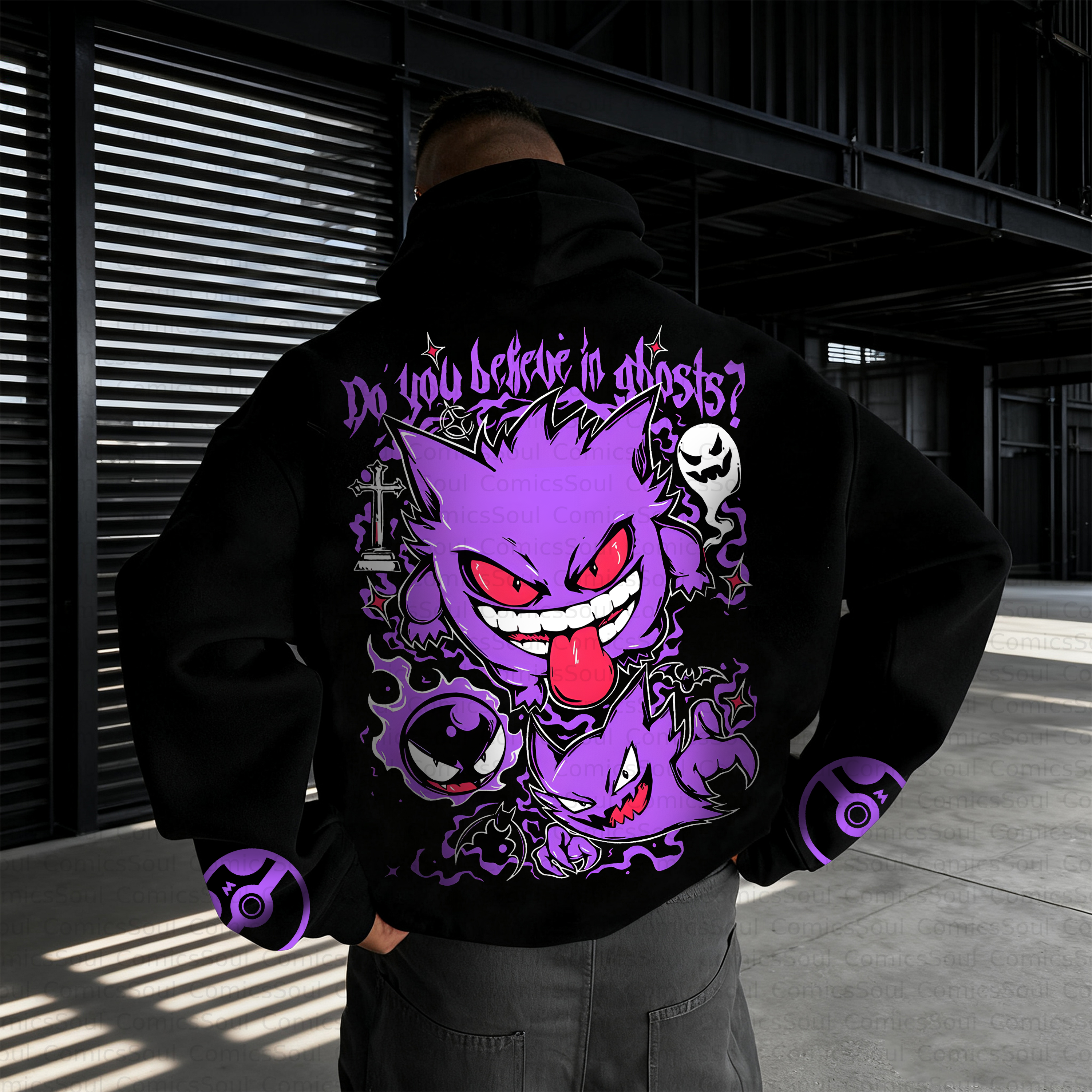 Unisex Anime Inspired Vintage Plush Hoodie