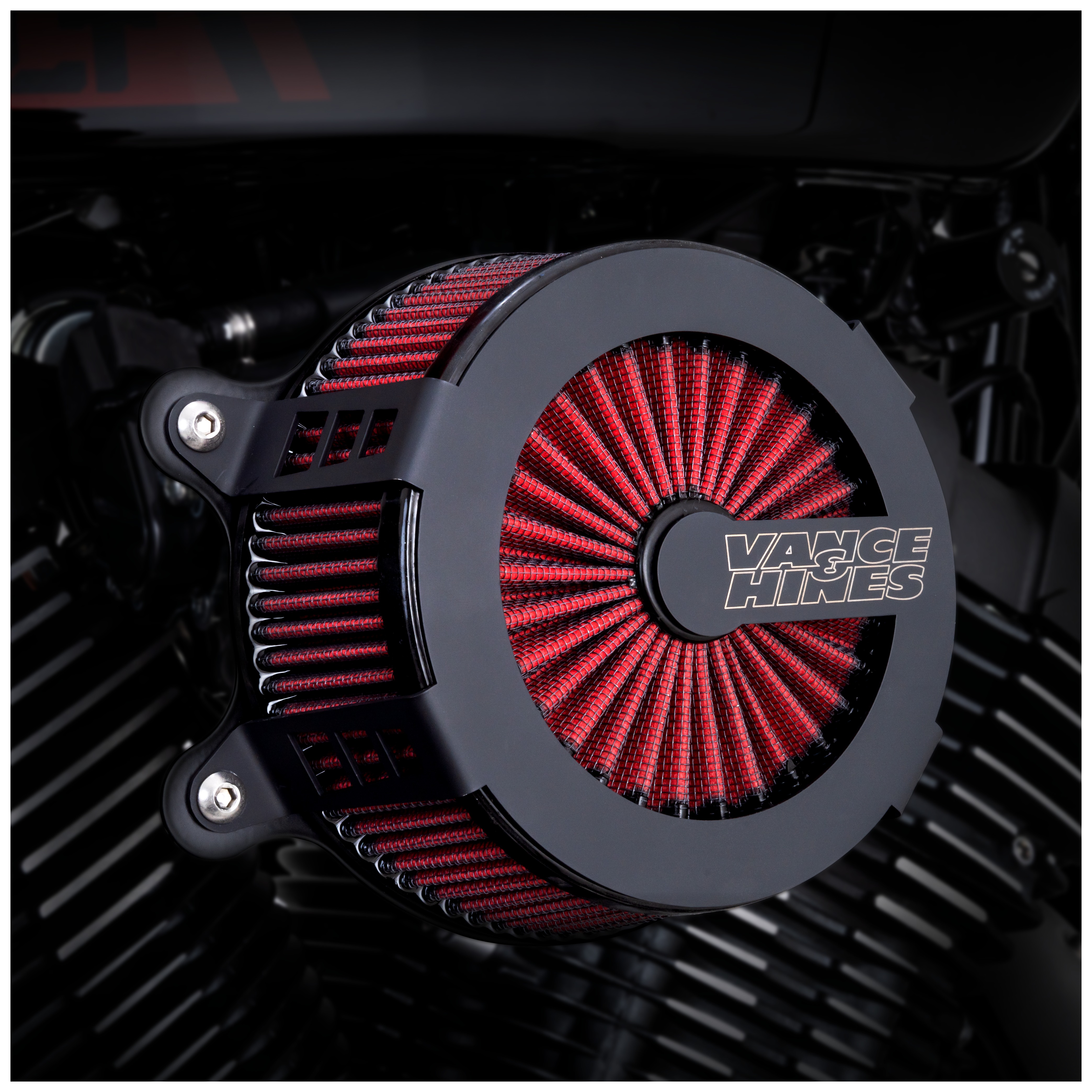SportsBikeShop Vance & Hines VO2 Cage Fighter Air Cleaner Kit Yamaha Bolt 2014-2025