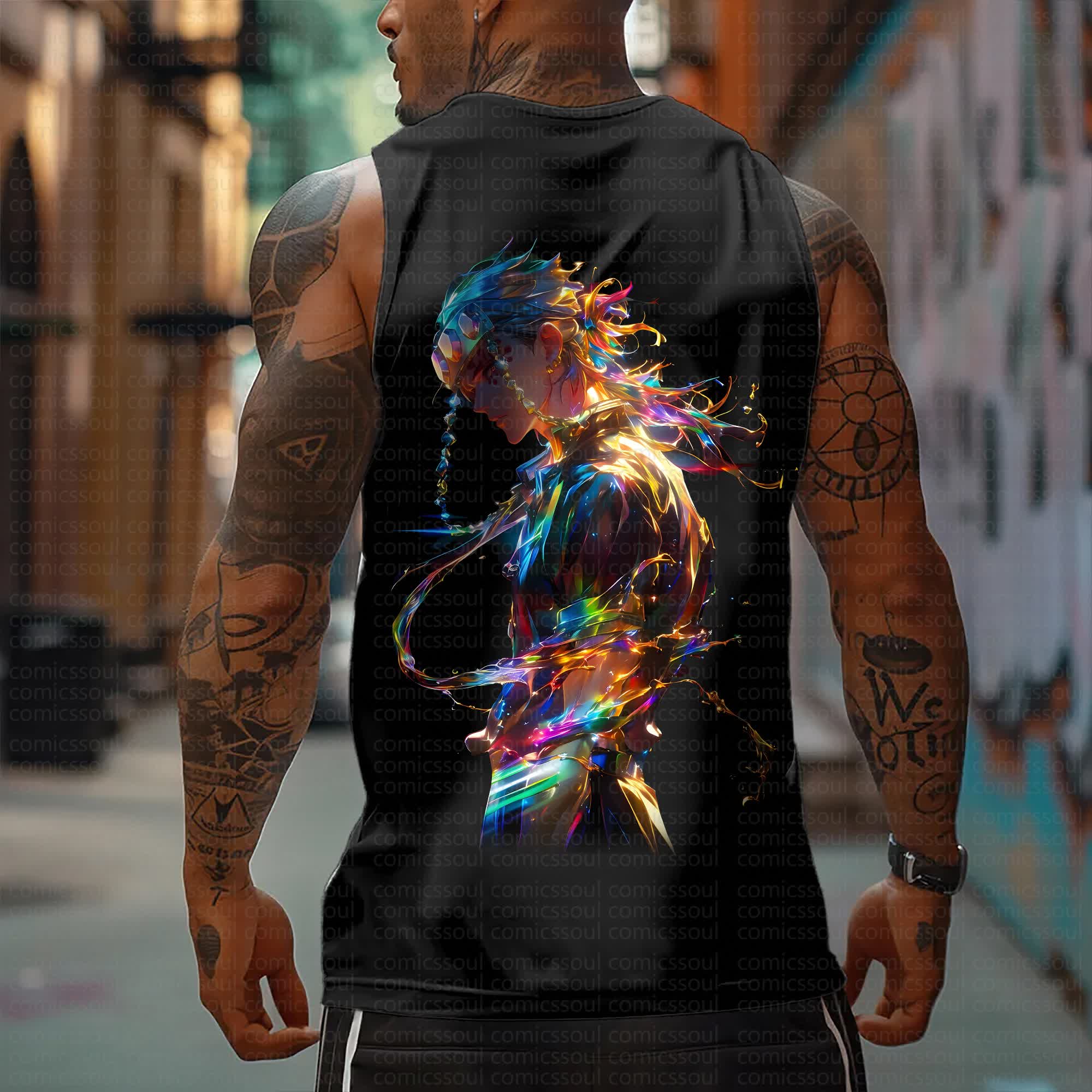 Unisex  “Comicssoul” Casual Anime  Tank Top