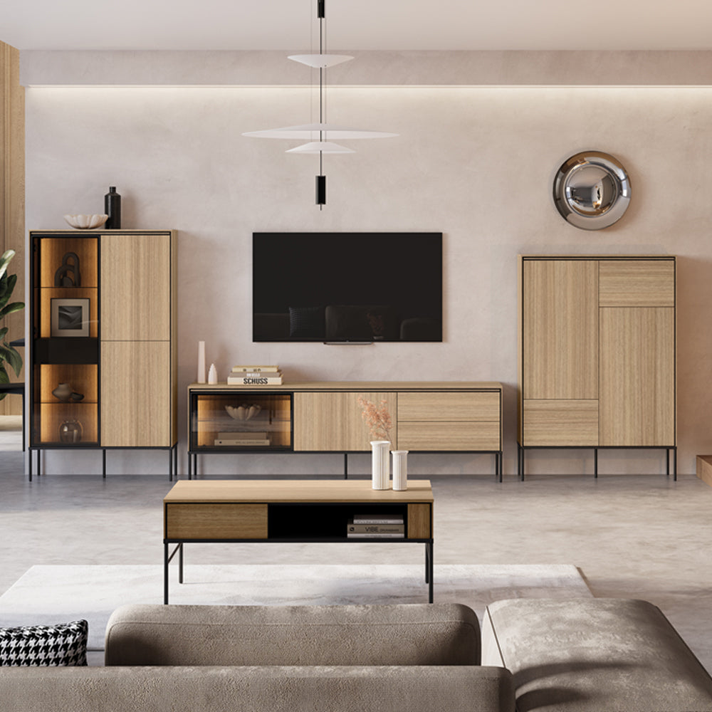 by fonQ Grain Dressoir B 127 cm - Eikenhout