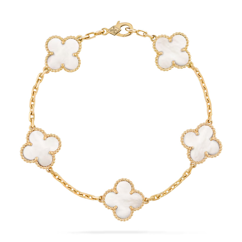 Replicate Vintage Alhambra bracelet, 5 motifs(1:1 replica) - Original Replica Club