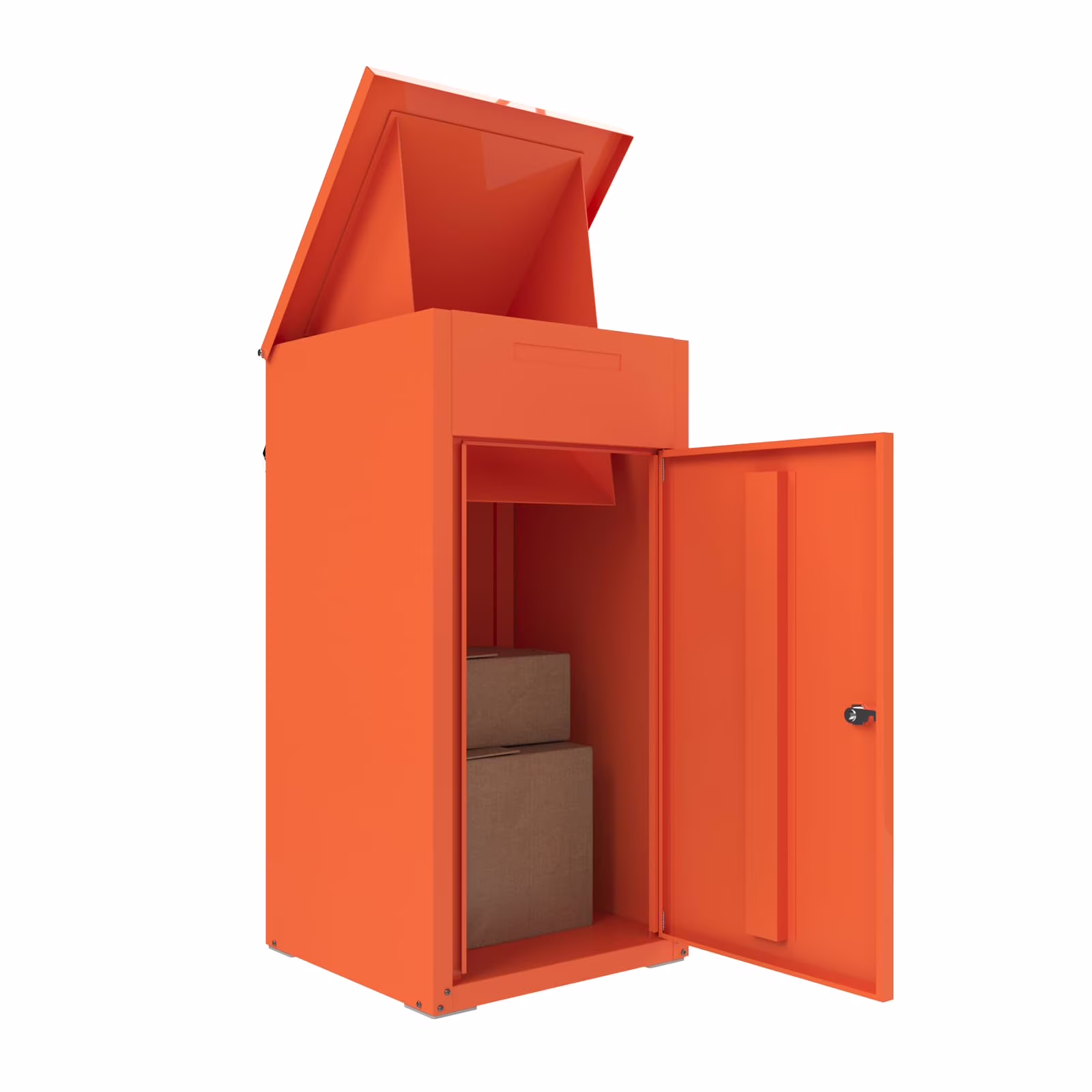 AECOJOY Package Delivery Boxes for Outside Parcel Drop Box Outdoor Storage Box Wall Mounted Express Mail Package Delivery Box 17