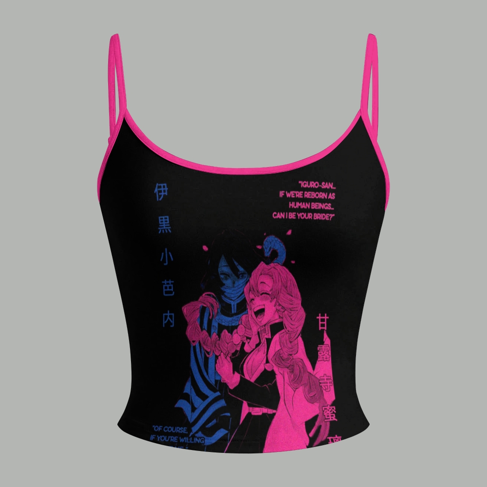 Demon Slayer Top & Elasticated Trousers Two-Piece Set