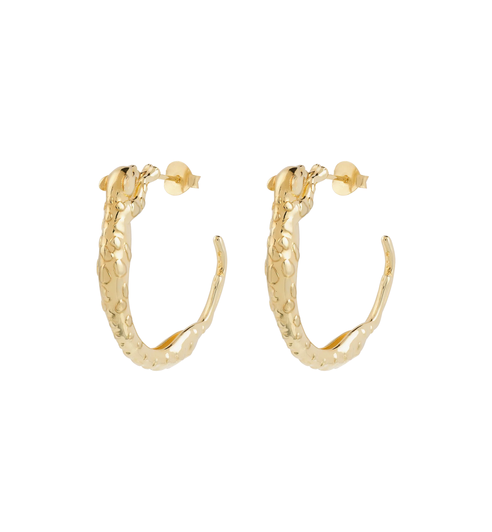 Big Wild Arc Hoop Earrings