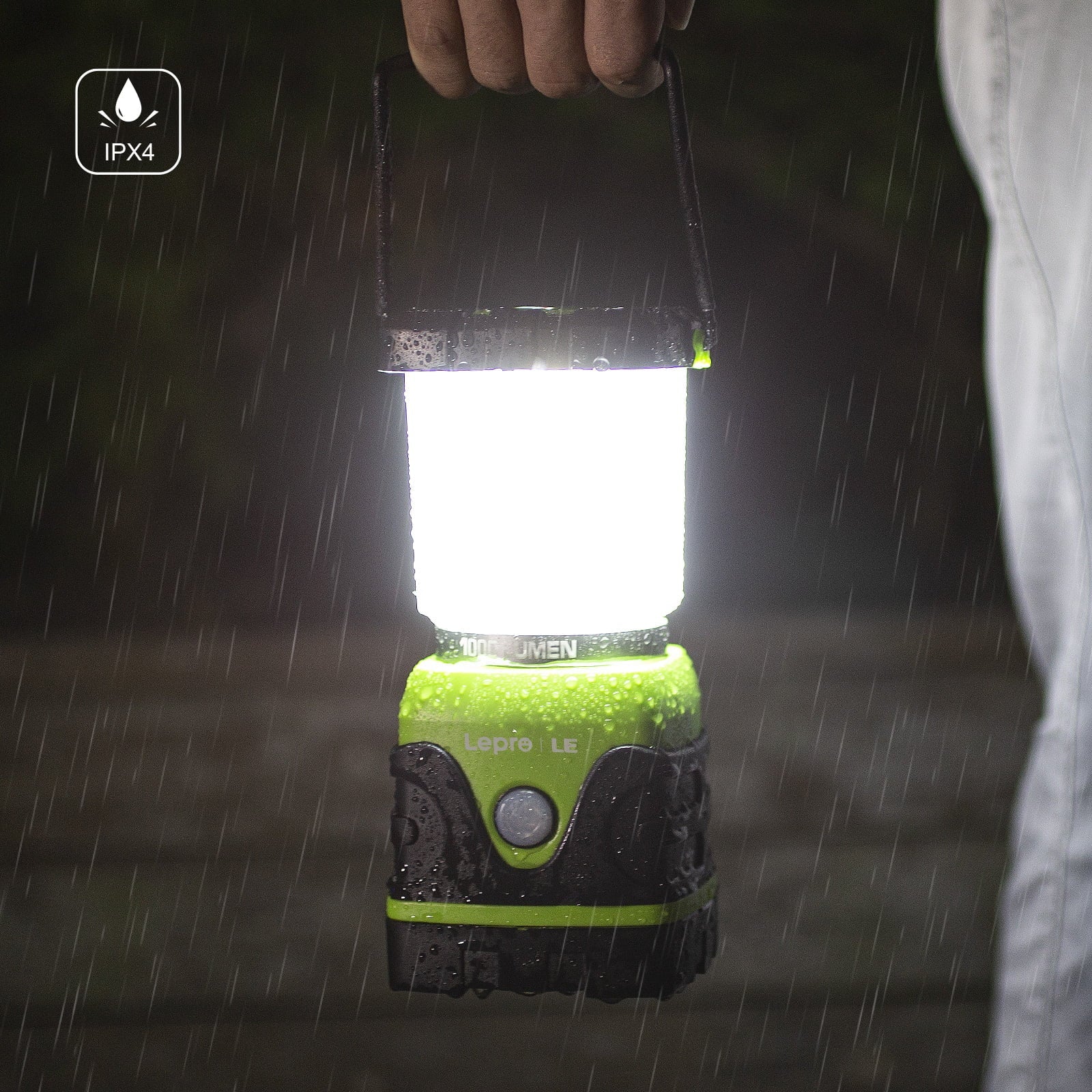 Lepro 2-Pack LED Camping Lanterns, 1000LM Battery Powered Camping Tent Light , 4 Light Modes and IPX4 Waterproof , Perfect Camping Accessories for Hurricane, Emergency, Survival Kits, Hiking, Fishing - Image 4