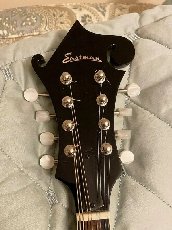 Eastman F-Style Mandolin, 8 Strings, Brown, With Hard Case - MD515 - Image 8 Eastman F-Style Mandolin, 8 Strings, Brown, With Hard Case - MD515 - Image 8