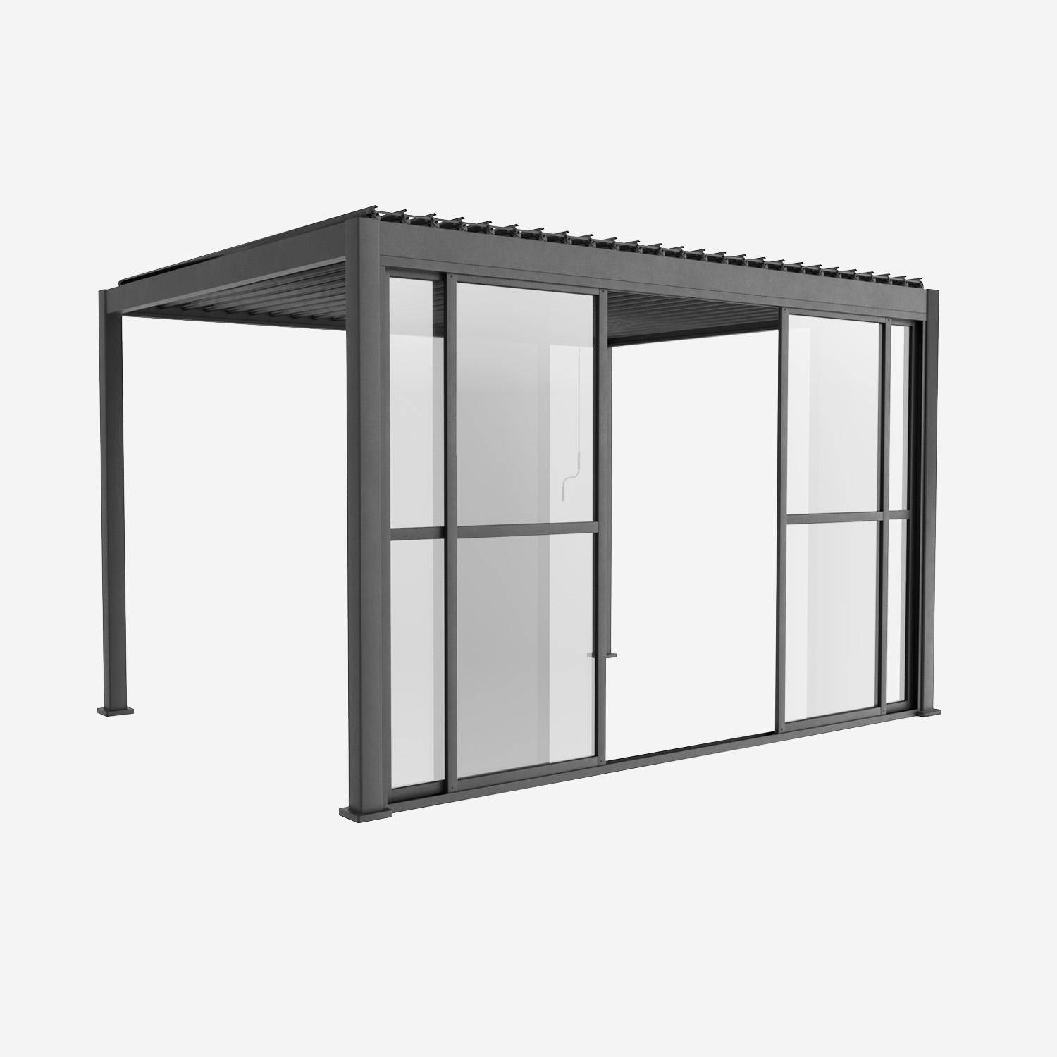 Triomphe puerta corredera 4m - Puerta corredera para pérgola Triomphe de 4m