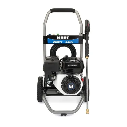 HART 2500PSI 2.5 GPM 212cc Cold Water Gas Pressure Washer