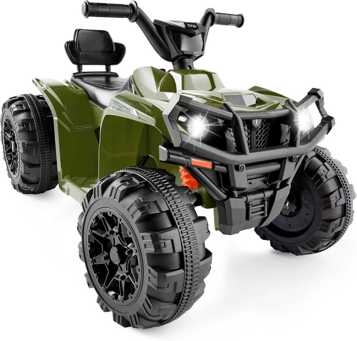 Best Choice Products 12V Kids Ride-On Electric ATV, 4-Wheeler Quad Car Toy w/Bluetooth Audio, 2.4mph Max Speed, Treaded Tires, LED Headlights, Radio