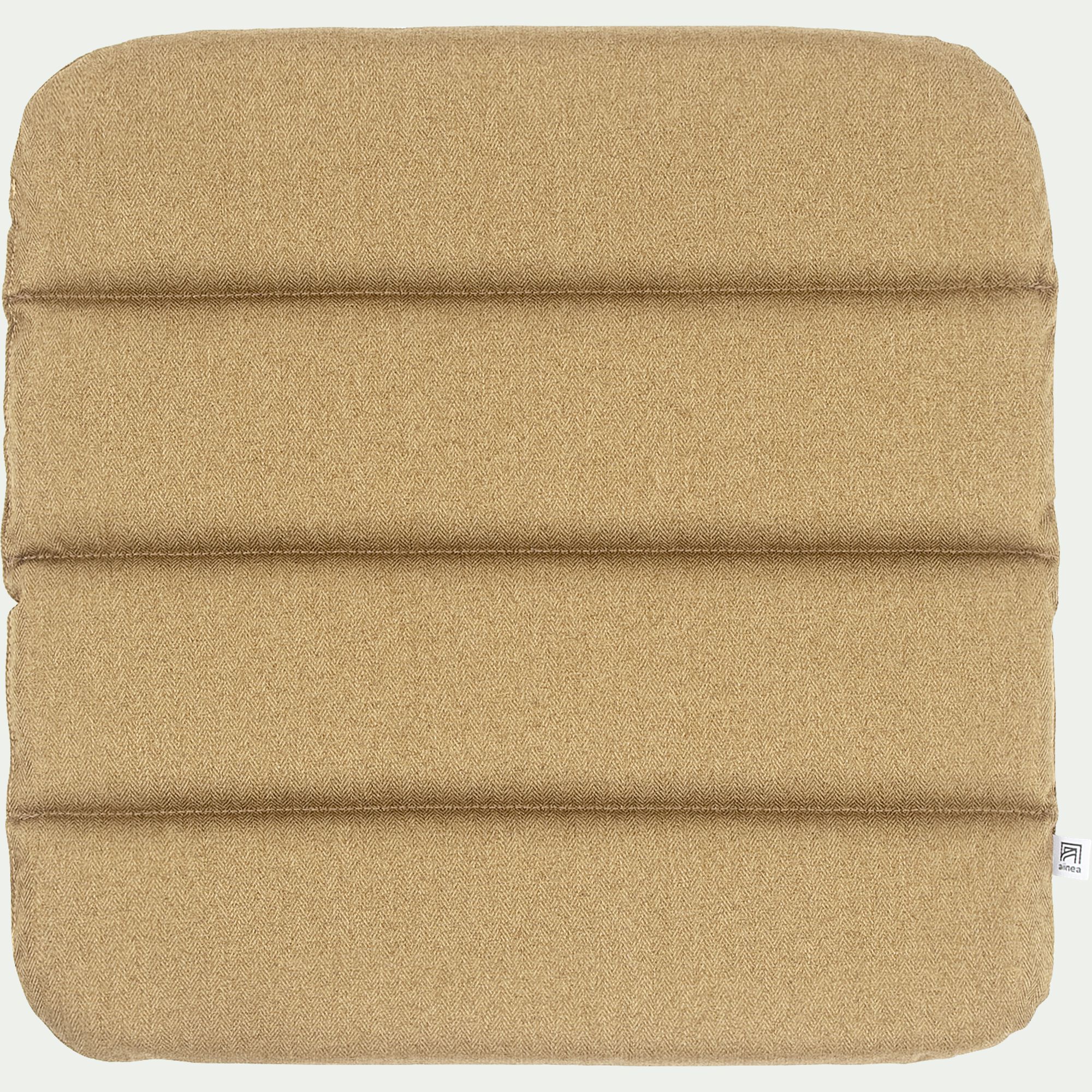 KIKO - Galette de chaise indoor & outdoor en tissu déperlant - beige sable