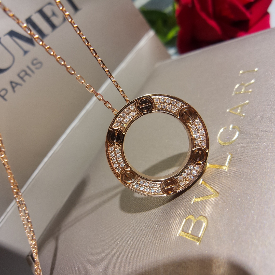 Cartier Big LEVE LOVE Pendant Necklace - Original Replica Club