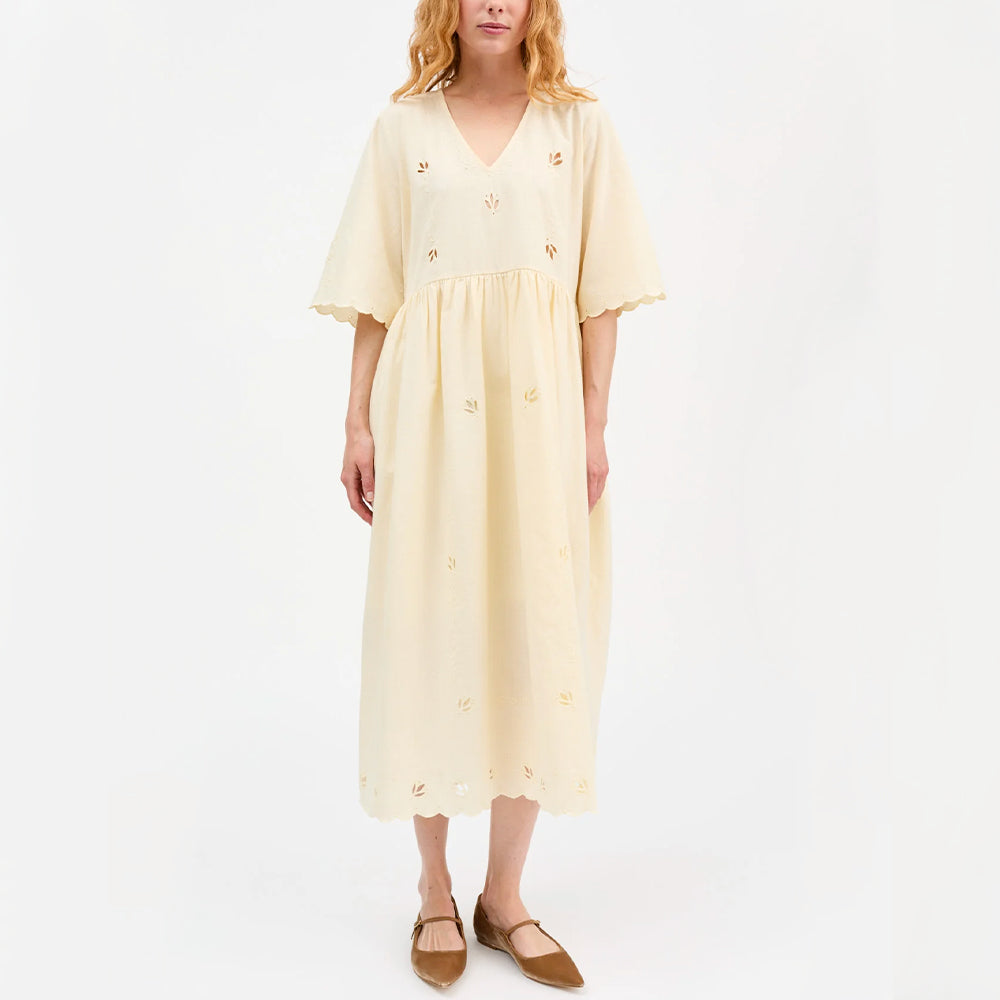 Skall Studio - Robe Fleurie - Jaune