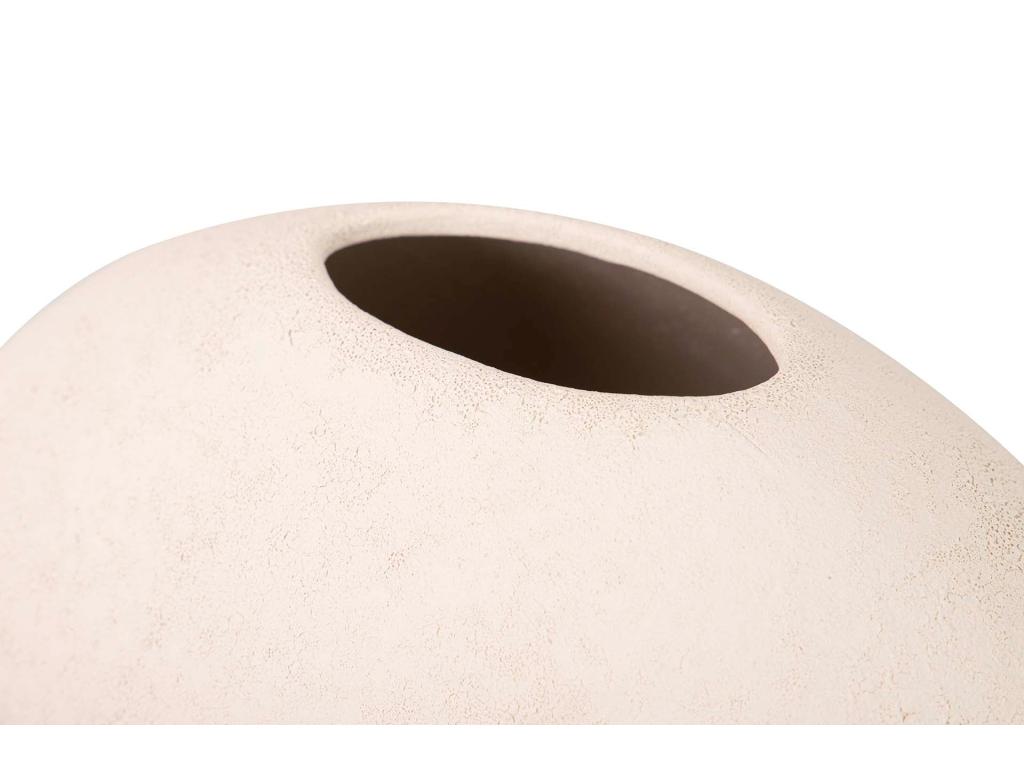 Florero Ceramica Blanco 29x16x35 Cm