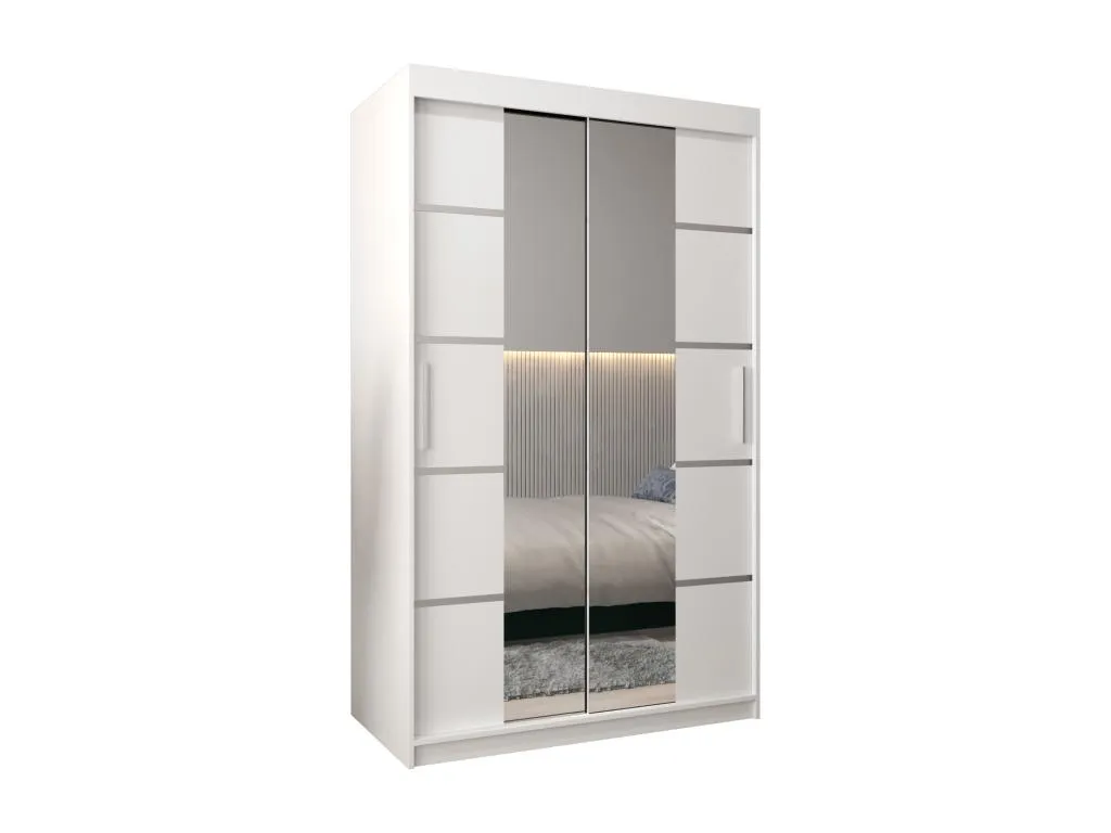 ARMARIO Francomuebleses 4 DE PUERTAS CORREDERAS 200/120/62 2 puertas (blanco/blanco)