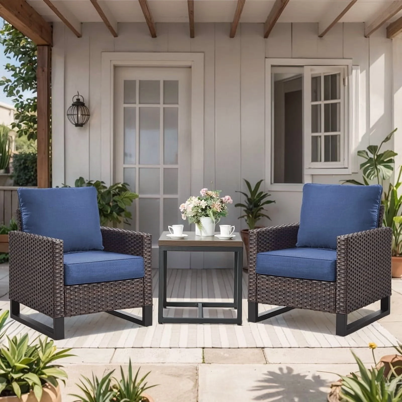 Bellefurn Outdoor Deep Seat Cushion 24 X 24 X 6 inch for Patio Furniture,Outdoor Chair Cushions Waterproof & Fade Resistant Patio Furniture Cushions for Wicker Chair, Sofa, Couch - Image 13
