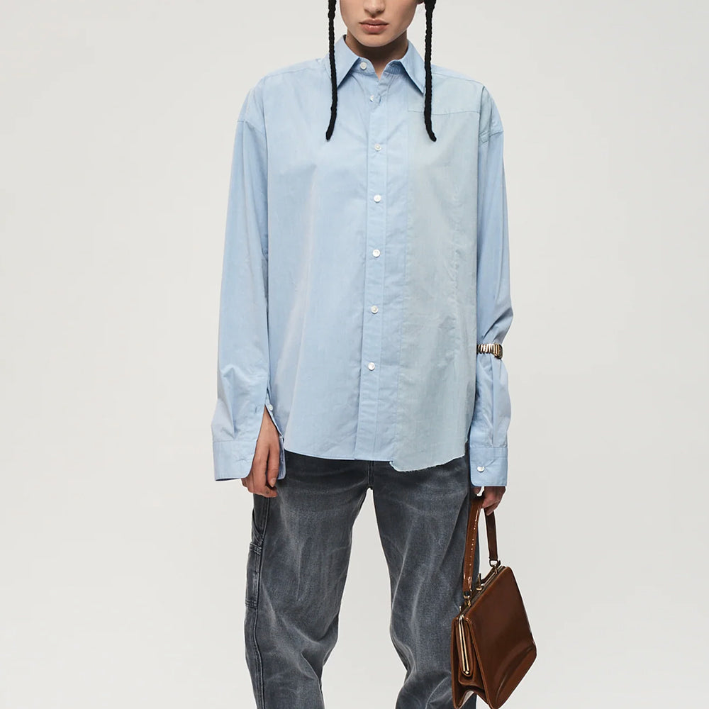 6397 - Chemise Reworked Uniform - Bleu