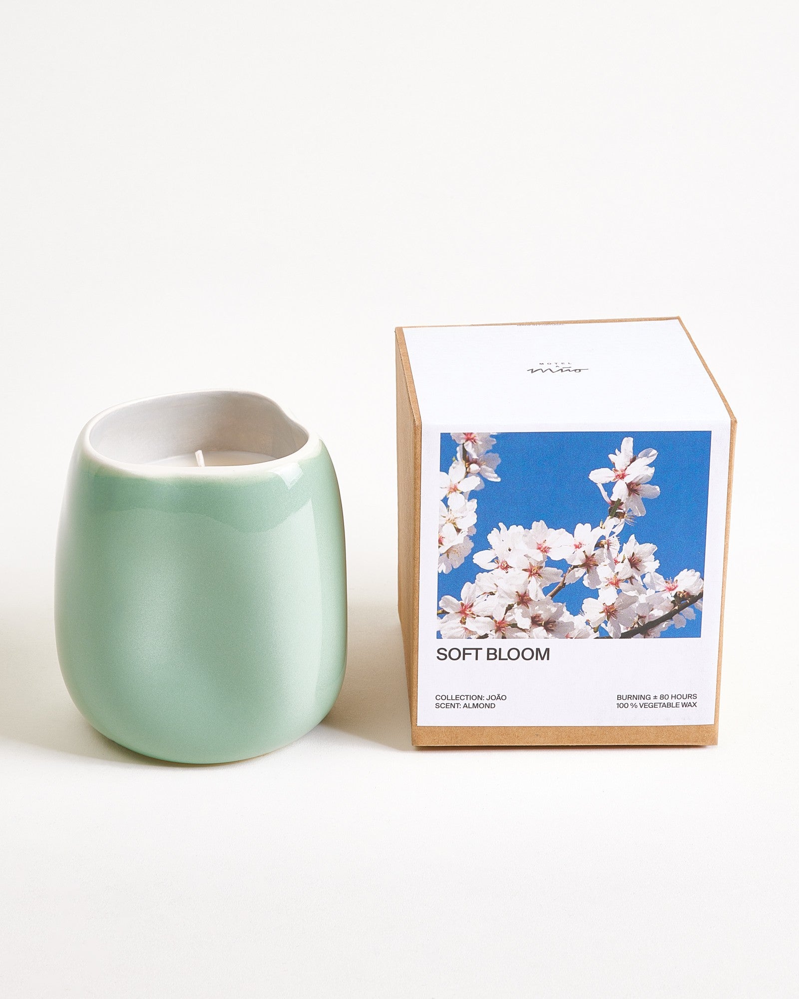 João Duftkerze Soft Bloom salbei hellblau