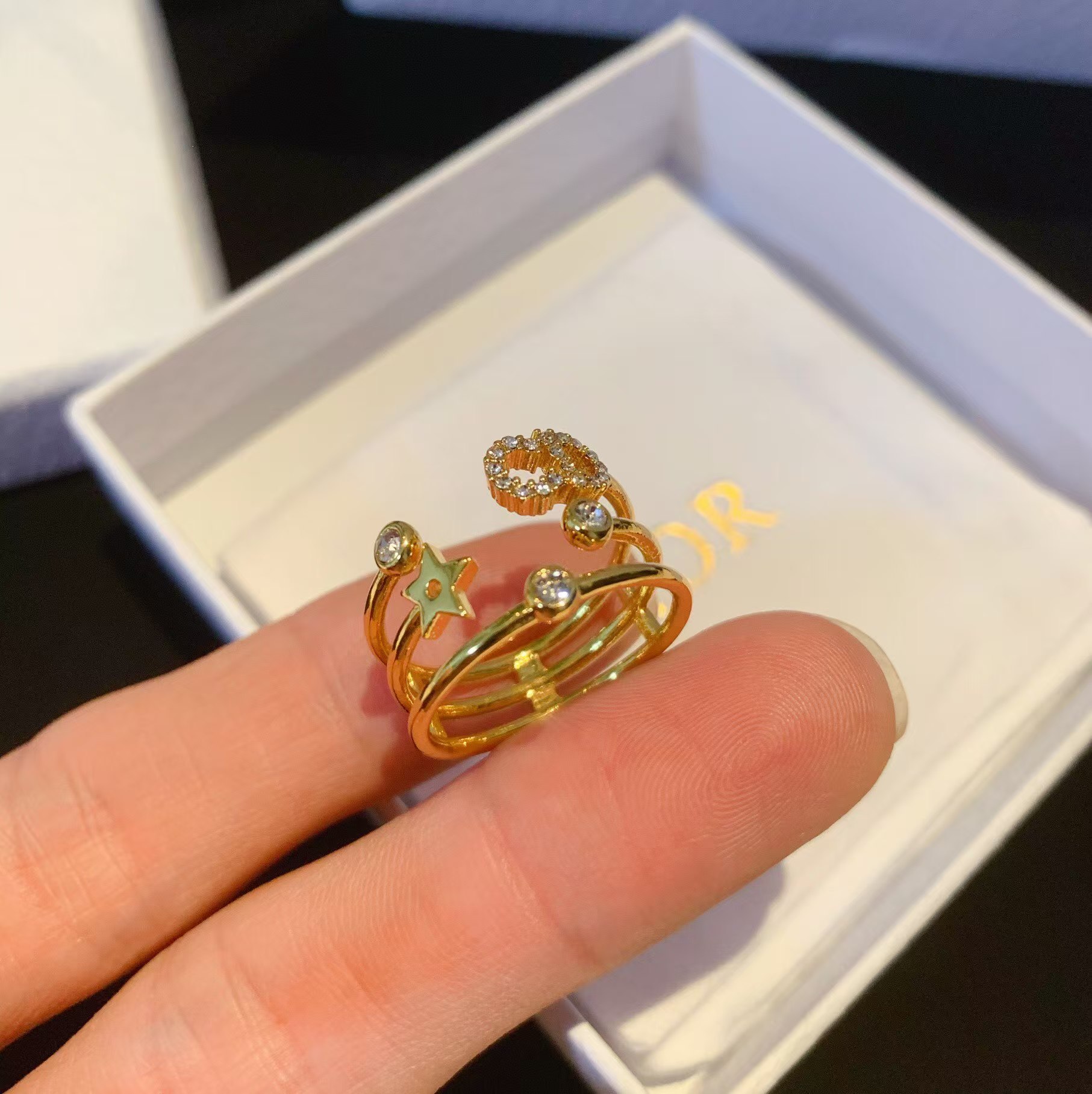 Dior CD Three Layers Ring - Original Replica Club