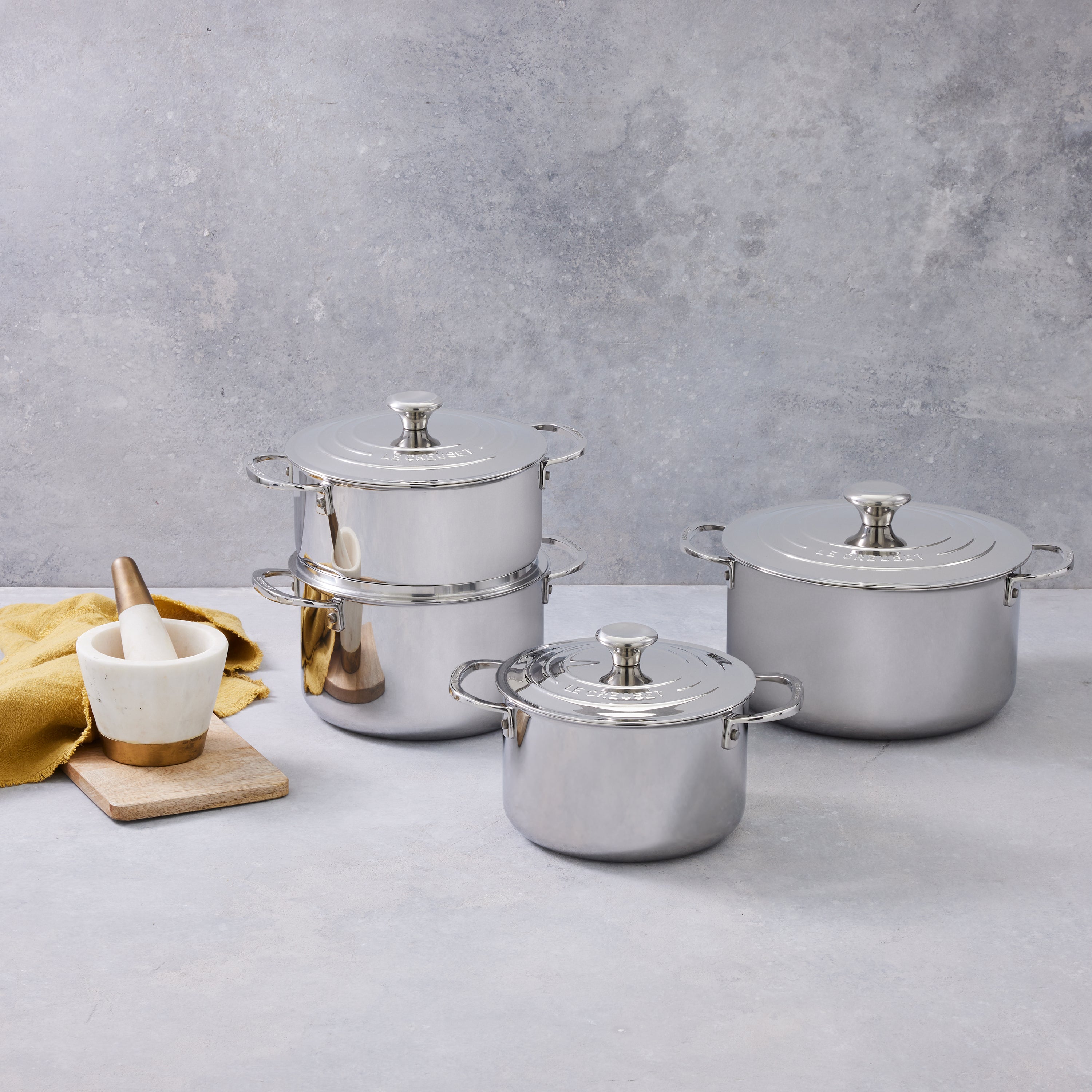 Le Creuset Signature 4-delige Kookpannenset