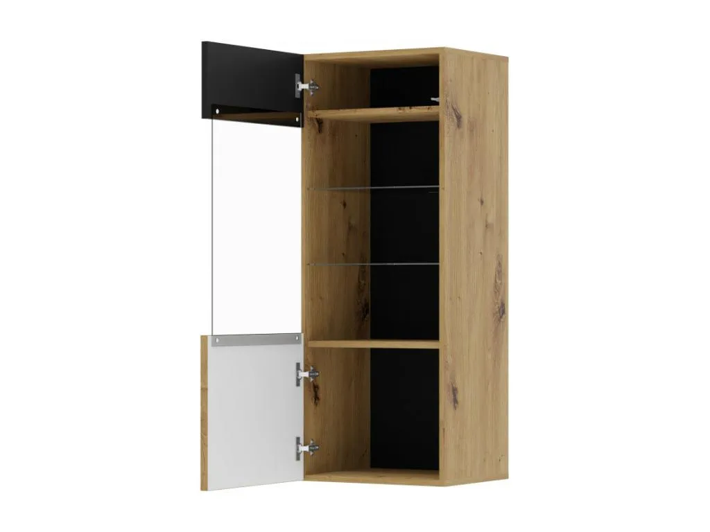 Armario de pared Luxmbls 45x37x115 Crema / Negro 78281YSPI