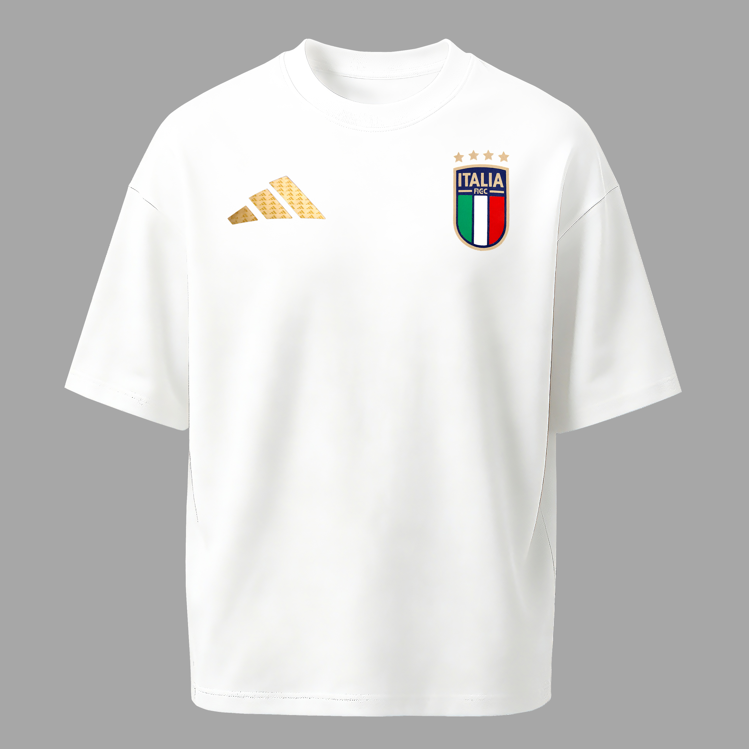 Italy National Team Theme Printed Oversized Unisex T-shirt