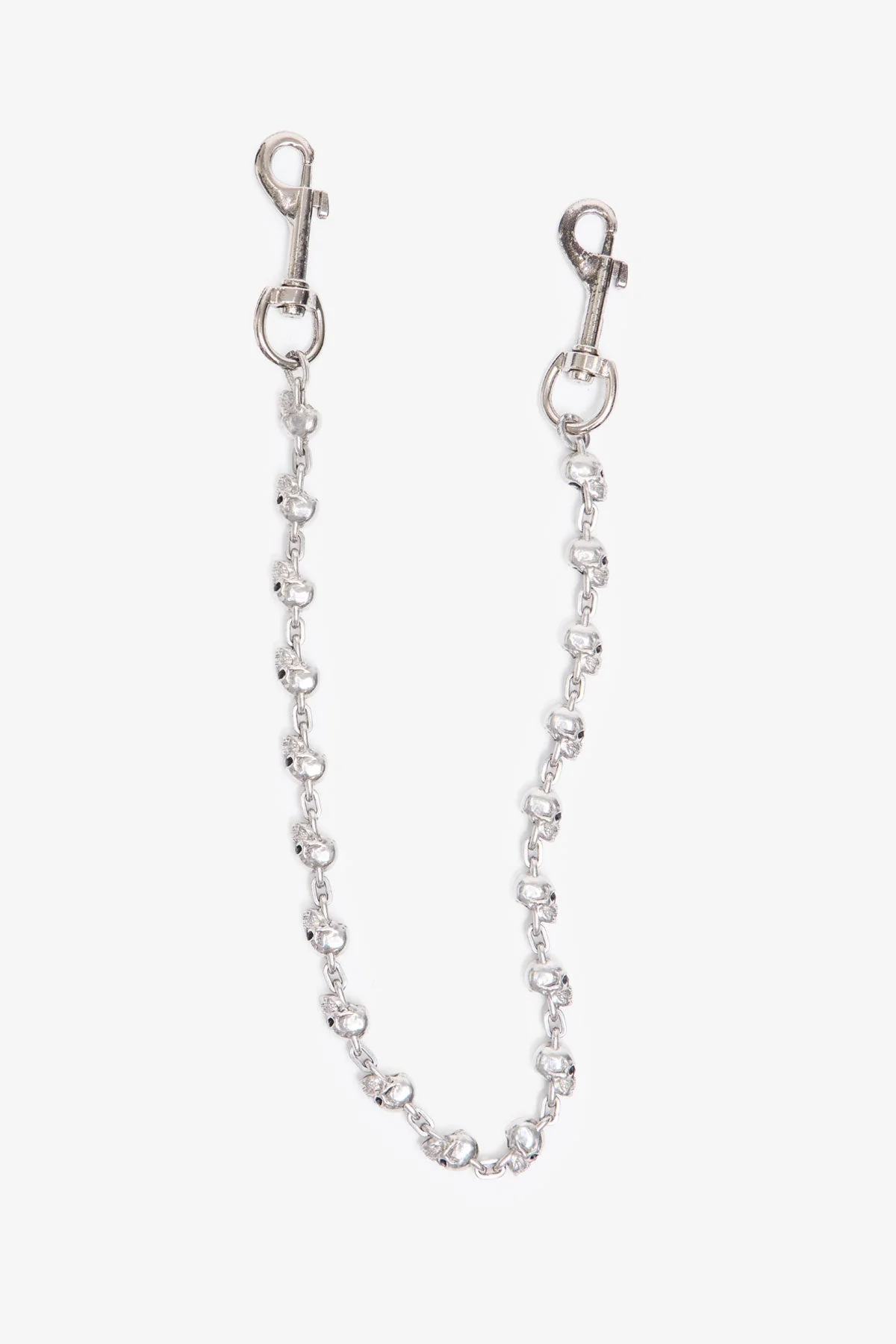 Skull Wallet Chain - Silver