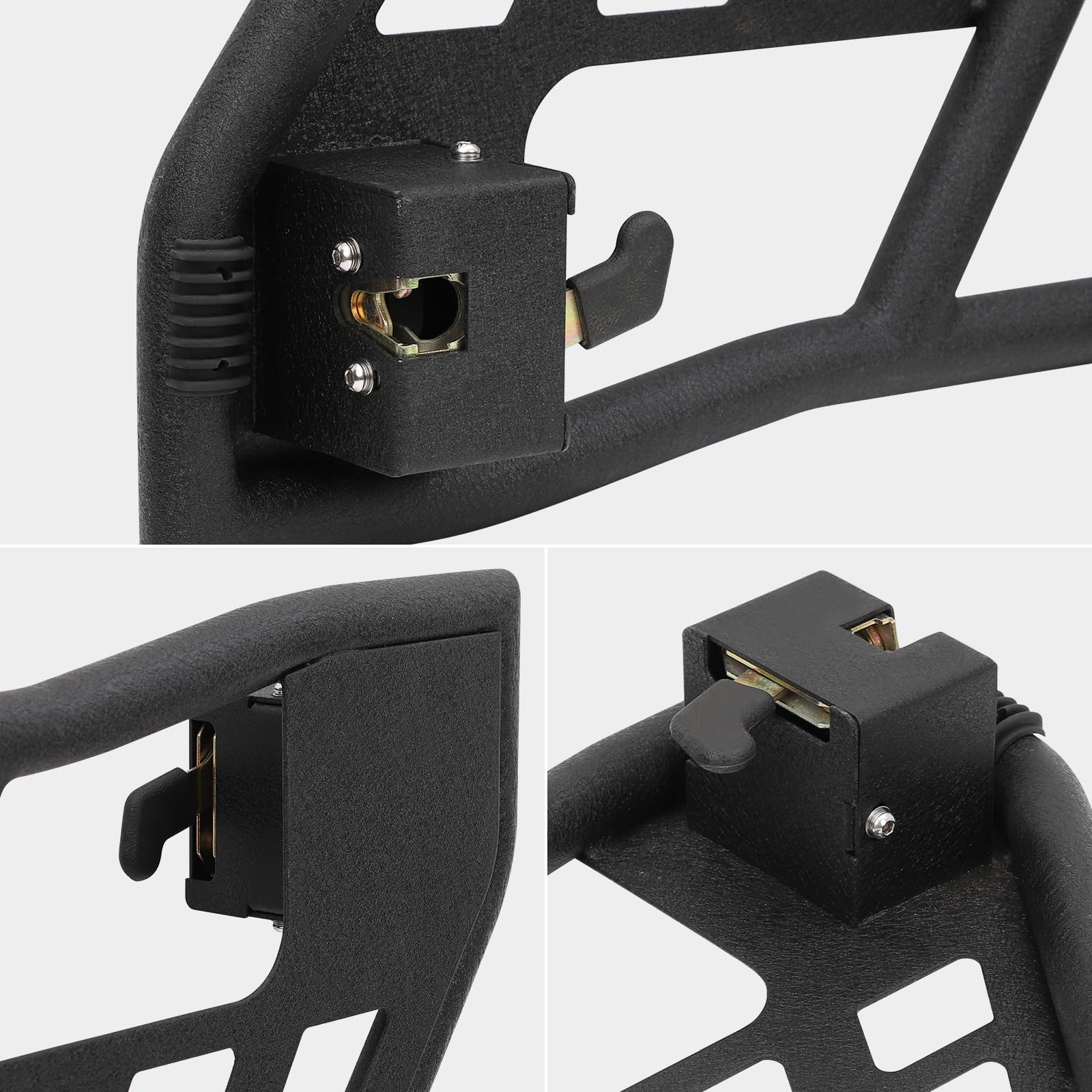 Off Road Safari Tubular Doors Compatible with 2018-2023 Wrangler JL 4 Door – Set of 4 Fat Tube Half Doors for Adventure