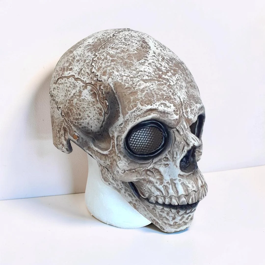 Halloween Costume Mask Skull Moving Jaw Cosplay Accessory - Image 3 Halloween Costume Mask Skull Moving Jaw Cosplay Accessory - Image 3