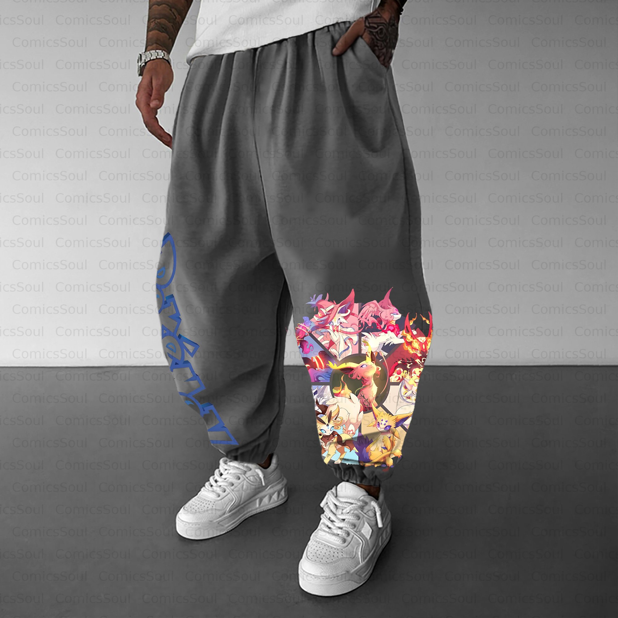 Unisex Casual Anime Streetwear Pant