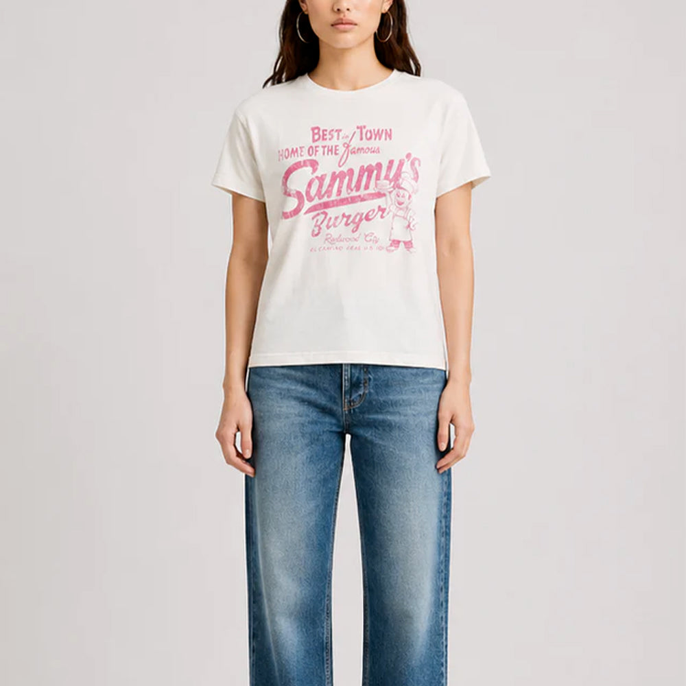 Bowery - T shirt Sammys Burger - Blanc