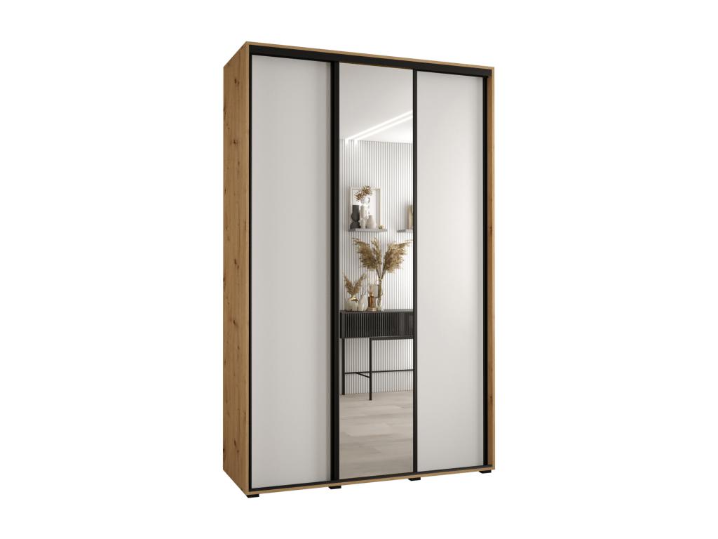 ARMARIO Joliven 3 DE PUERTAS CORREDERAS 235 2/150/60 3 puertas Artisan//Negro