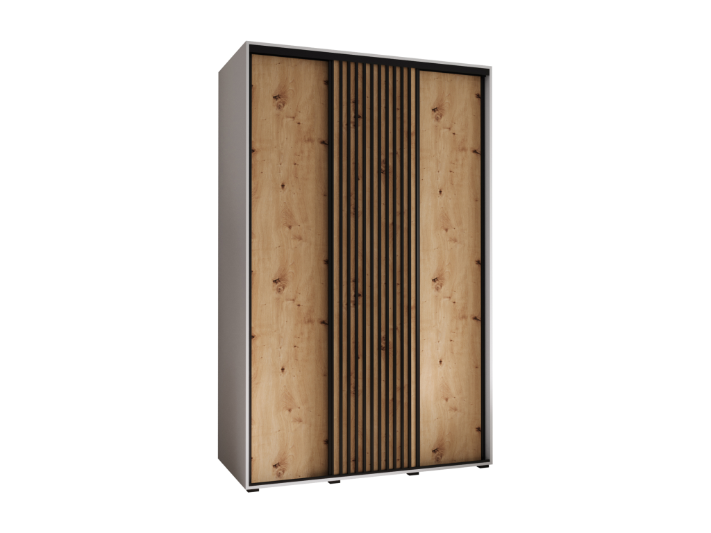 ARMARIO Nestleare 1 DE PUERTAS CORREDERAS 235 - 2/160/45 3 puertas blanco/artisan