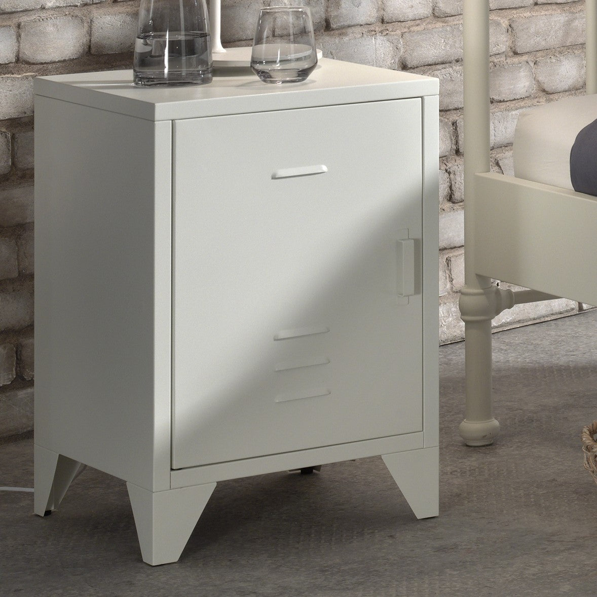 Vipack Bronxx Nachtkastje - Wit