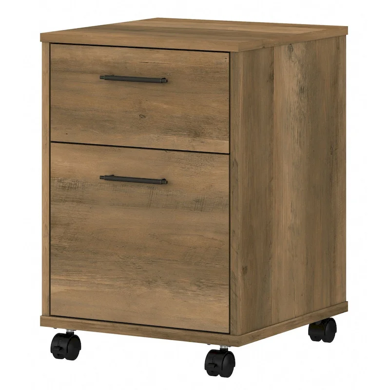 Bush Furniture Key West Mobile File Cabinet with 2 Drawers