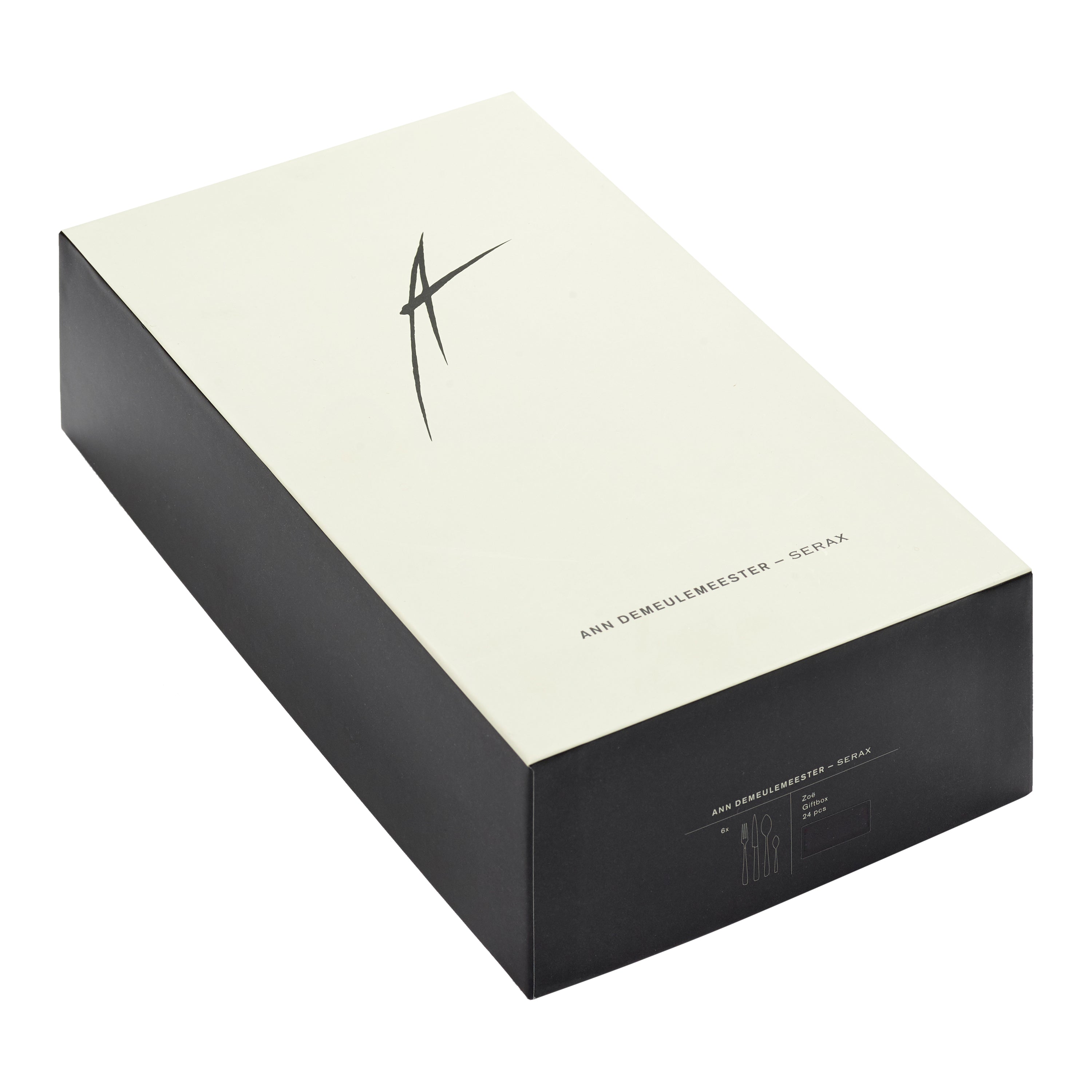 SERAX - Ann Demeulemeester - Zoë Bestekset 24-delig - Zwart