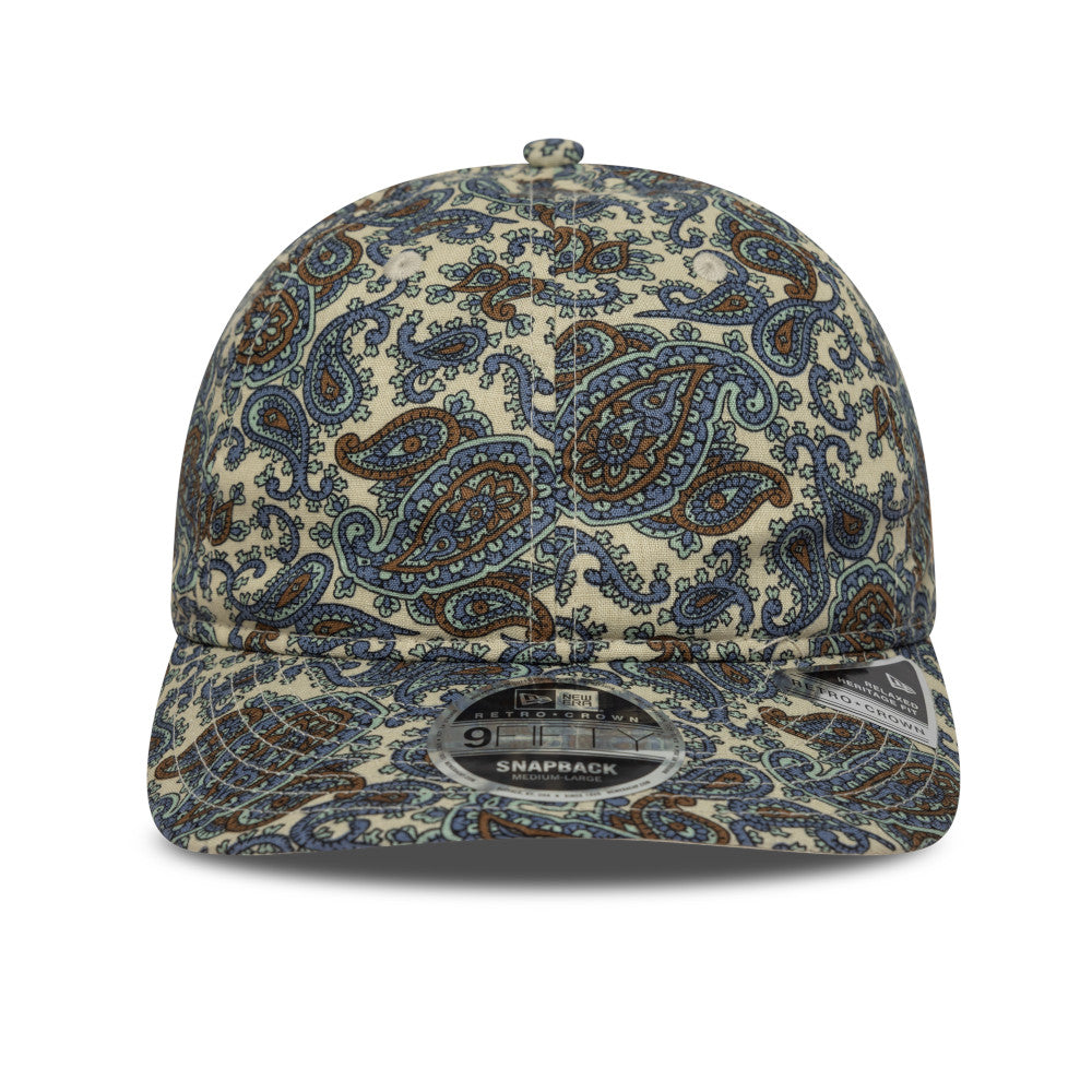 New Era - Casquette 9 Fifty Retro Paisley - Crème